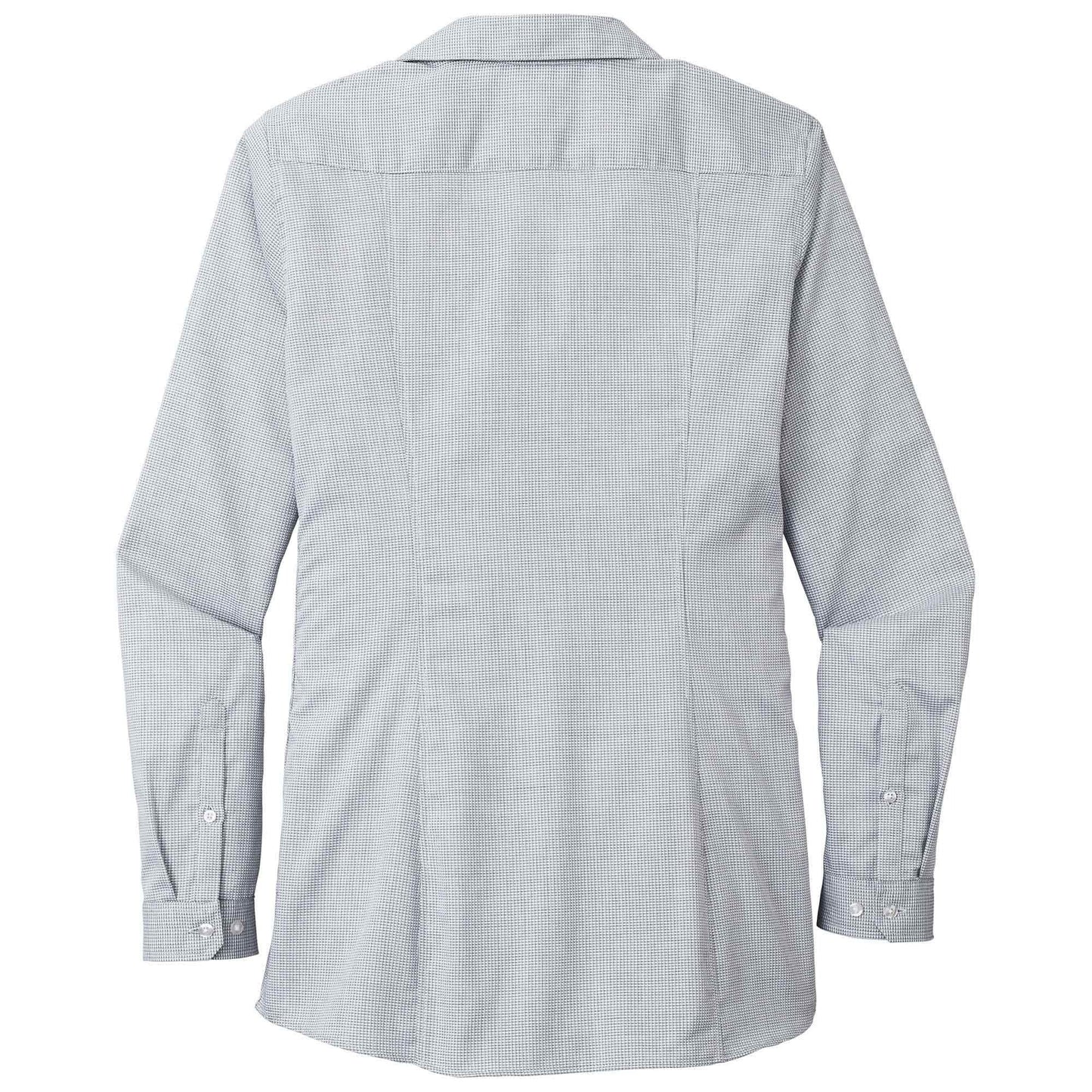 Black/Grey Steel Button Up Shirt - Port Authority - Easy Care