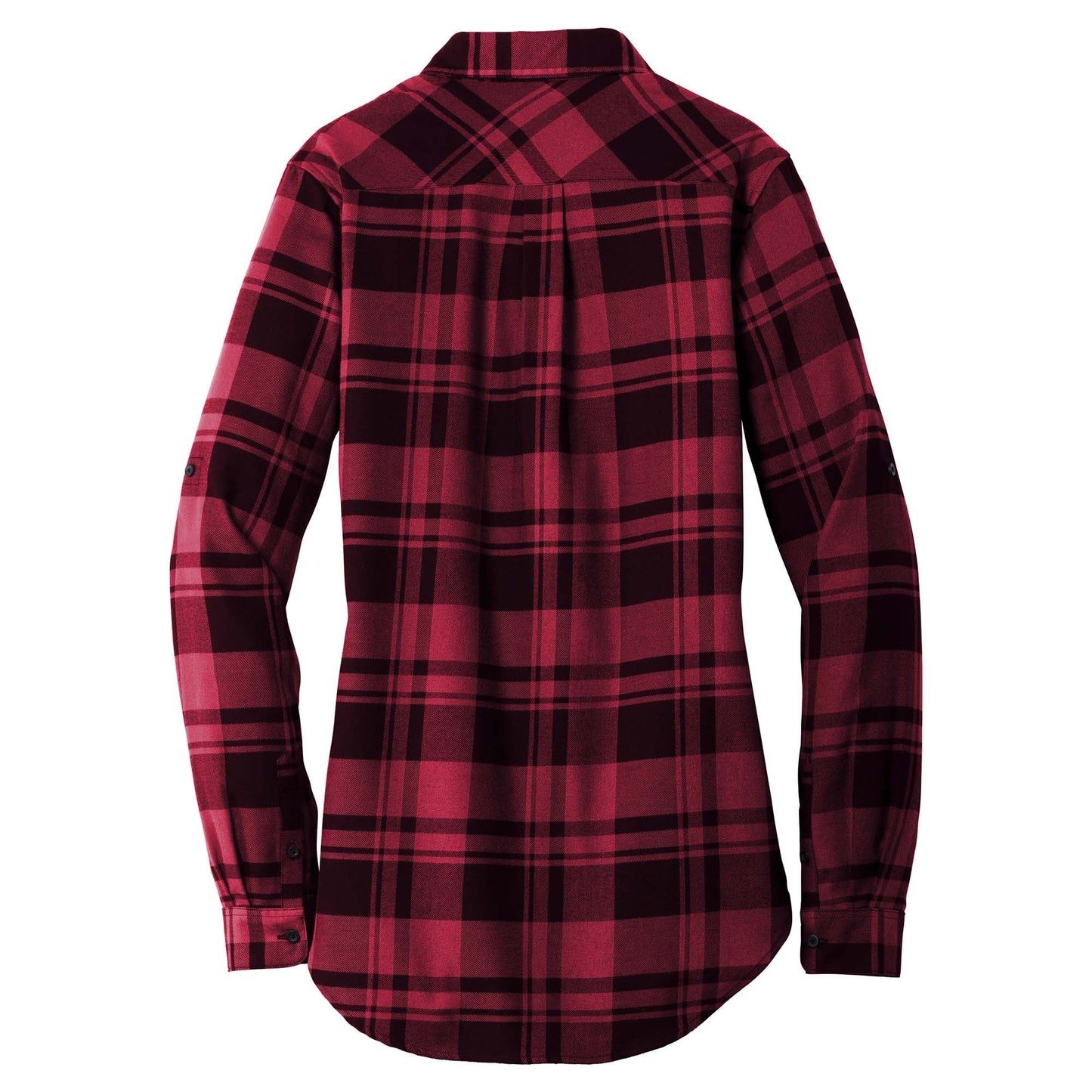 Grey/Black Flannel Shirt - Port Authority - Soft Fabric
