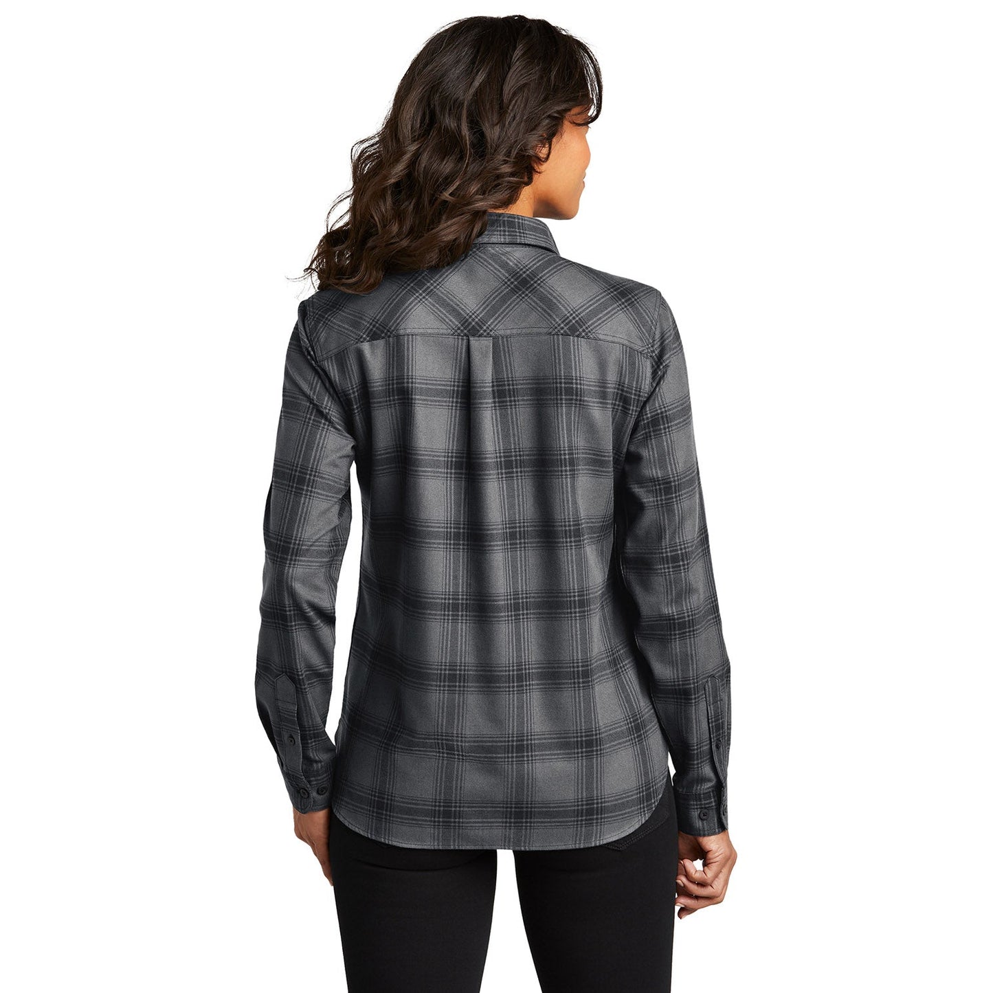 Grey/Black Buffalo Check Shirt - Port Authority - Stylish Fit