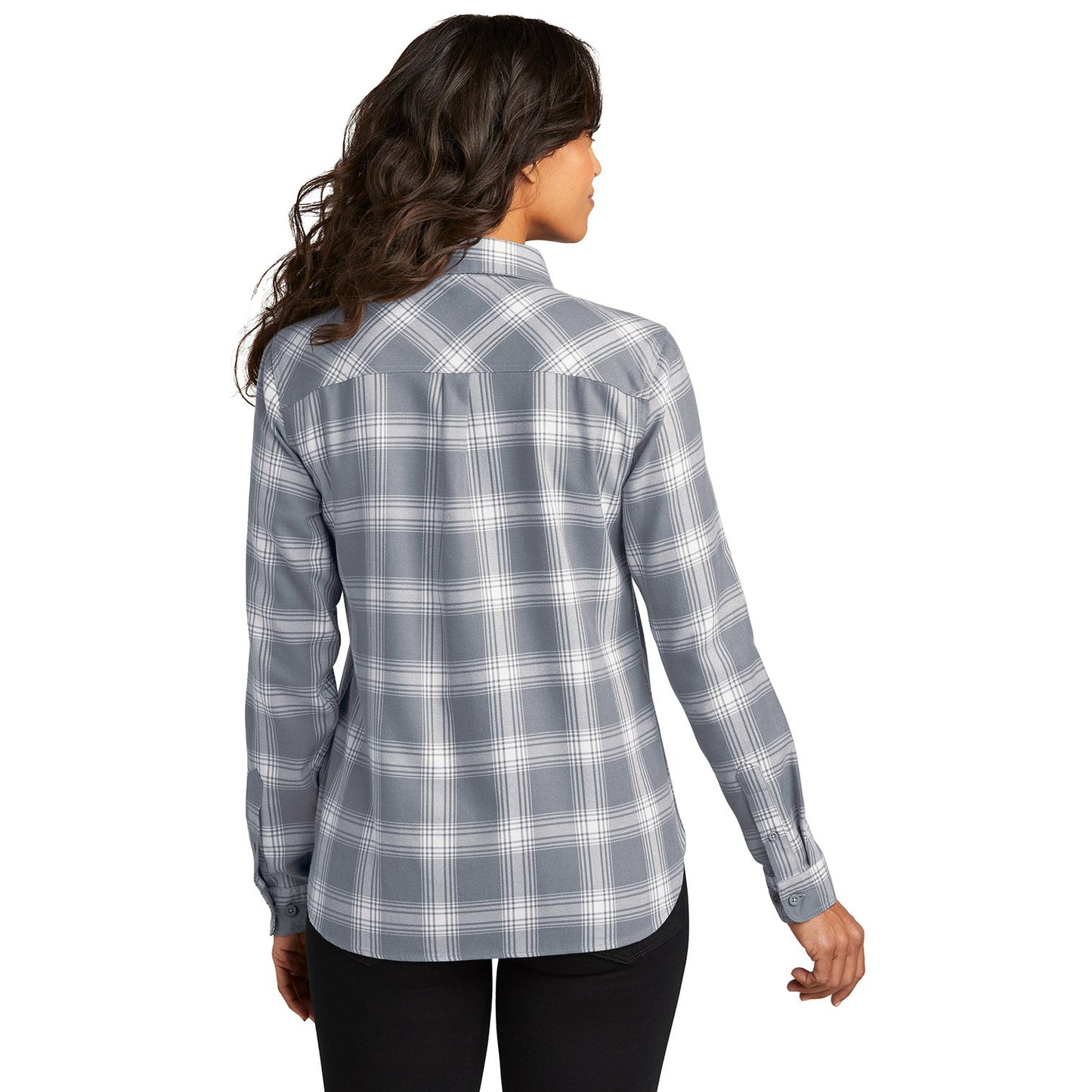 Grey/Black Buffalo Check Shirt - Port Authority - Stylish Fit