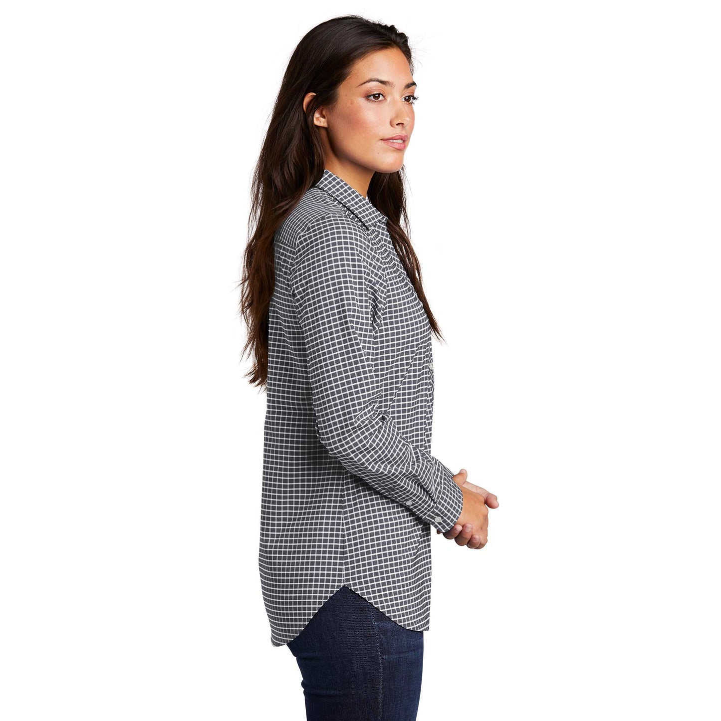 Black Henley Shirts - Port Authority - Stylish Shirt - Comfortable Fit
