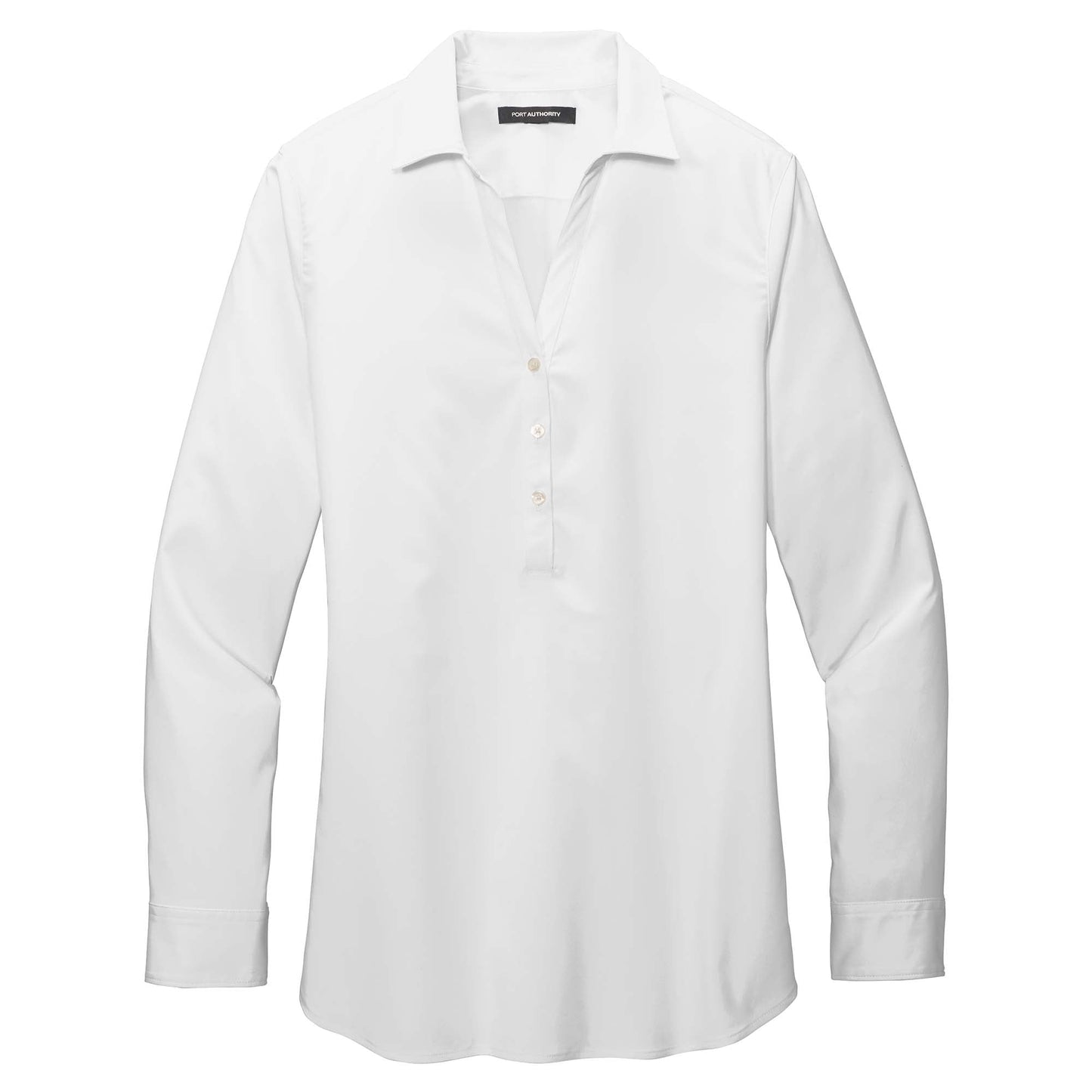 Black Henley Shirts - Port Authority - Stylish Shirt - Comfortable Fit