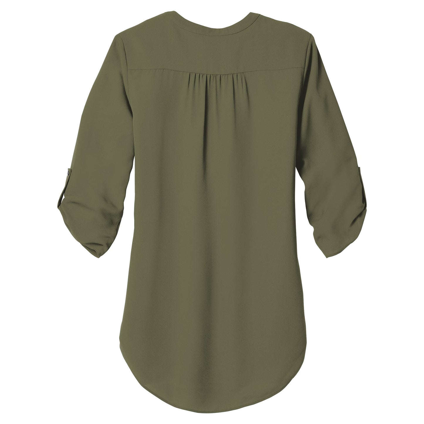 Black Blouses - Stylish Tunic - Port Authority - V-Neck