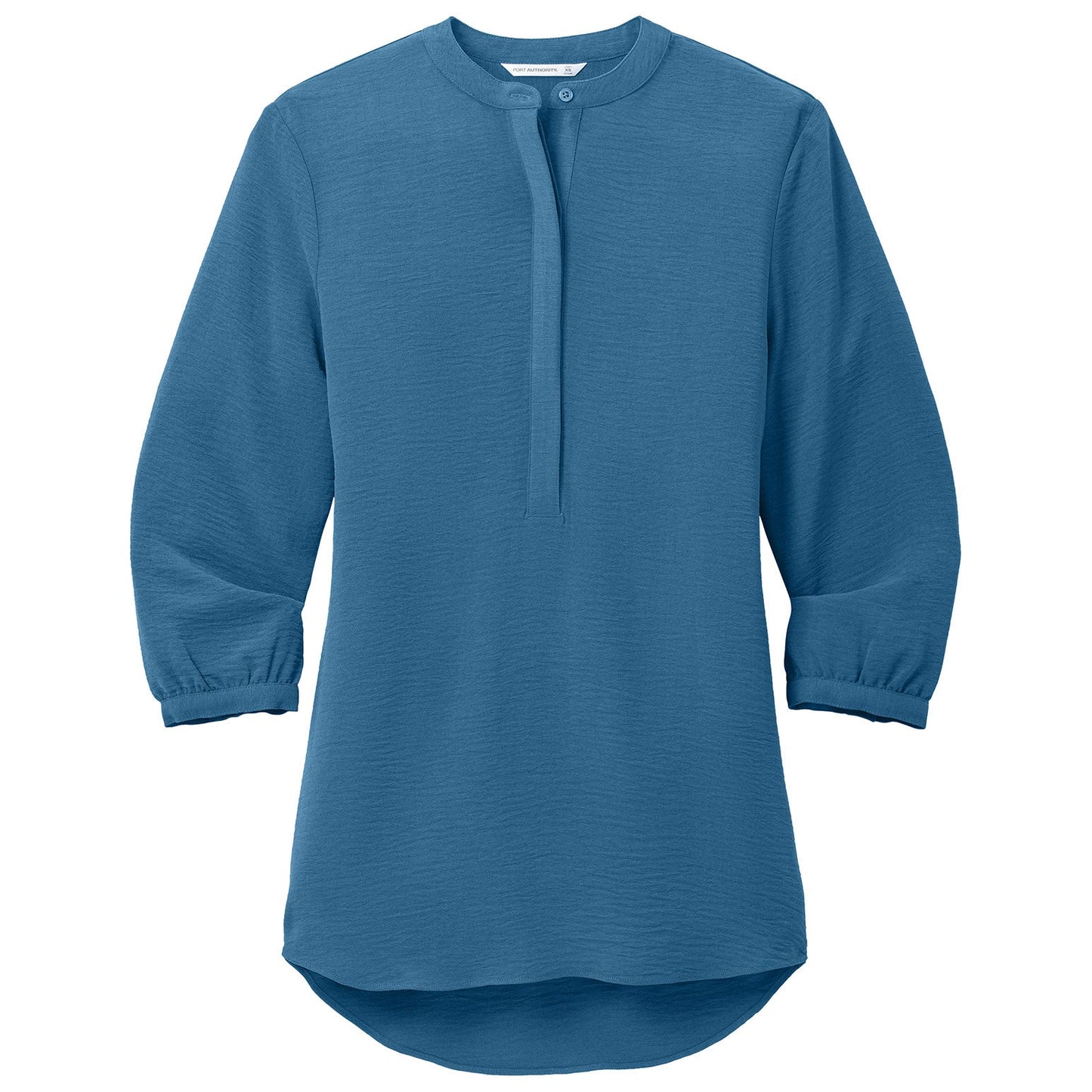 Aegean Blue Blouses - Port Authority - Textured Tunic