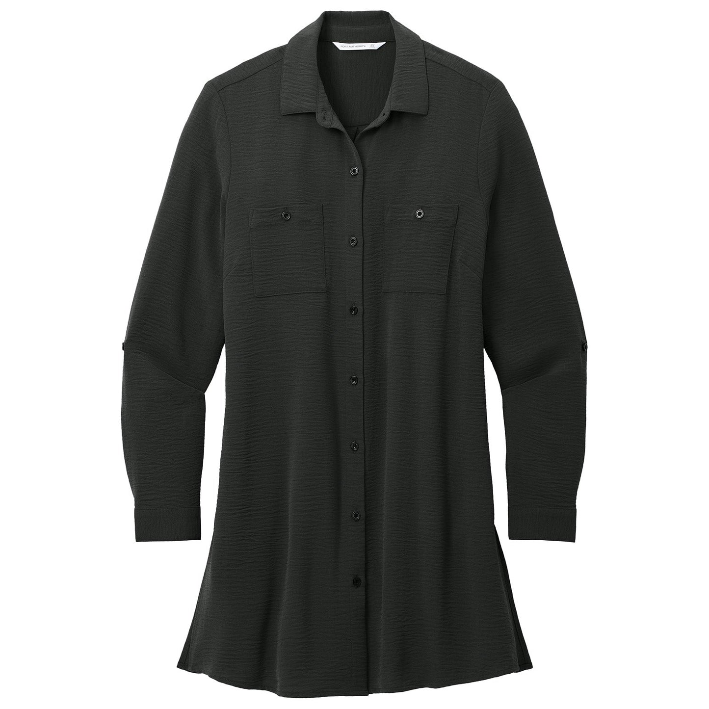 Deep Black Blouses - Port Authority - Chic Crepe