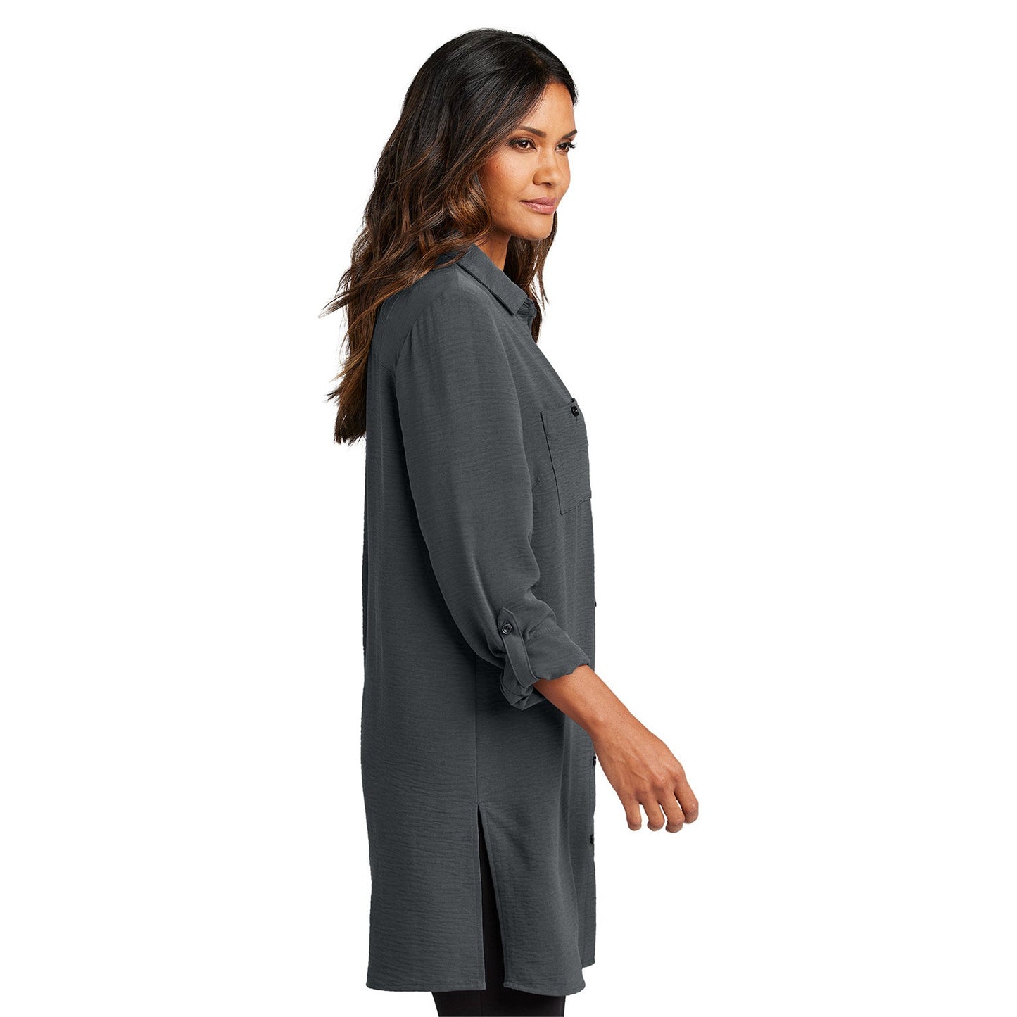 Deep Black Blouses - Port Authority - Chic Crepe
