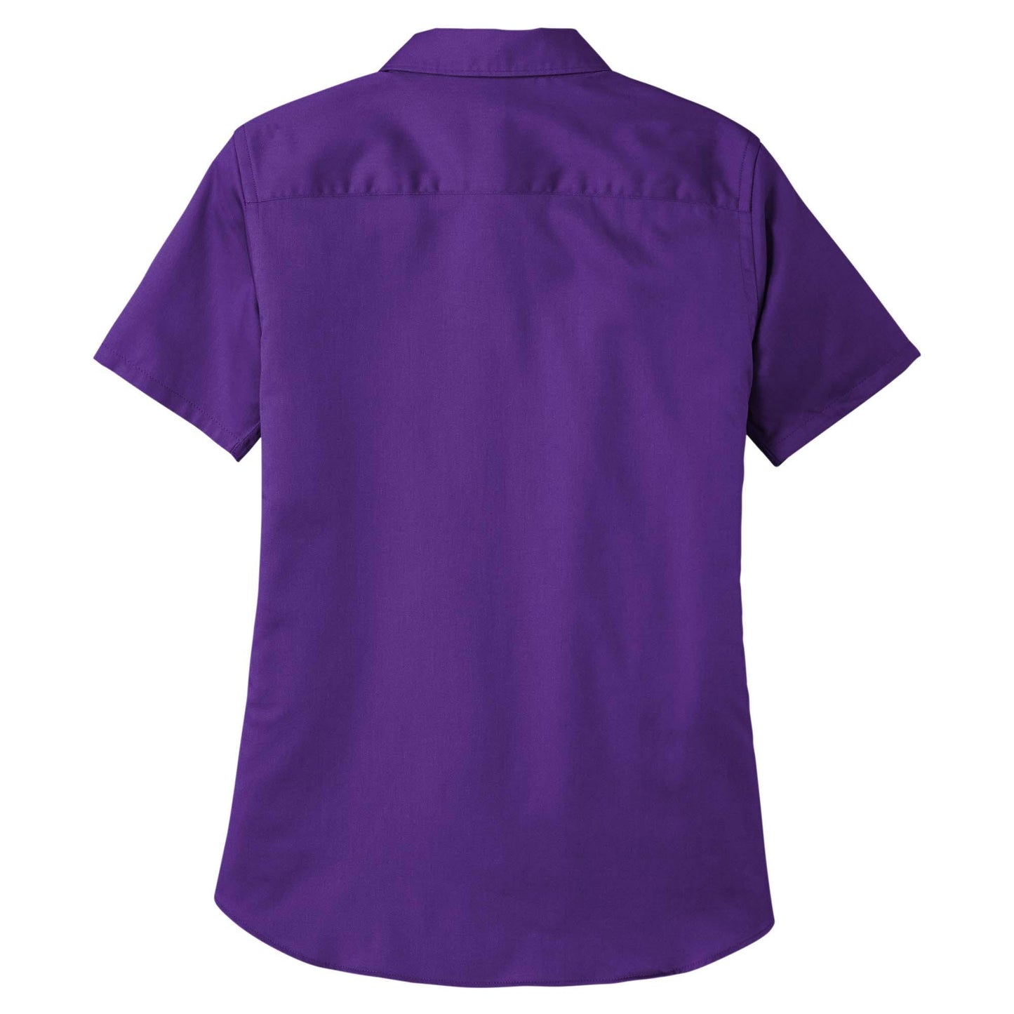 Burgundy Button Up Shirts - Port Authority - Soft Twill