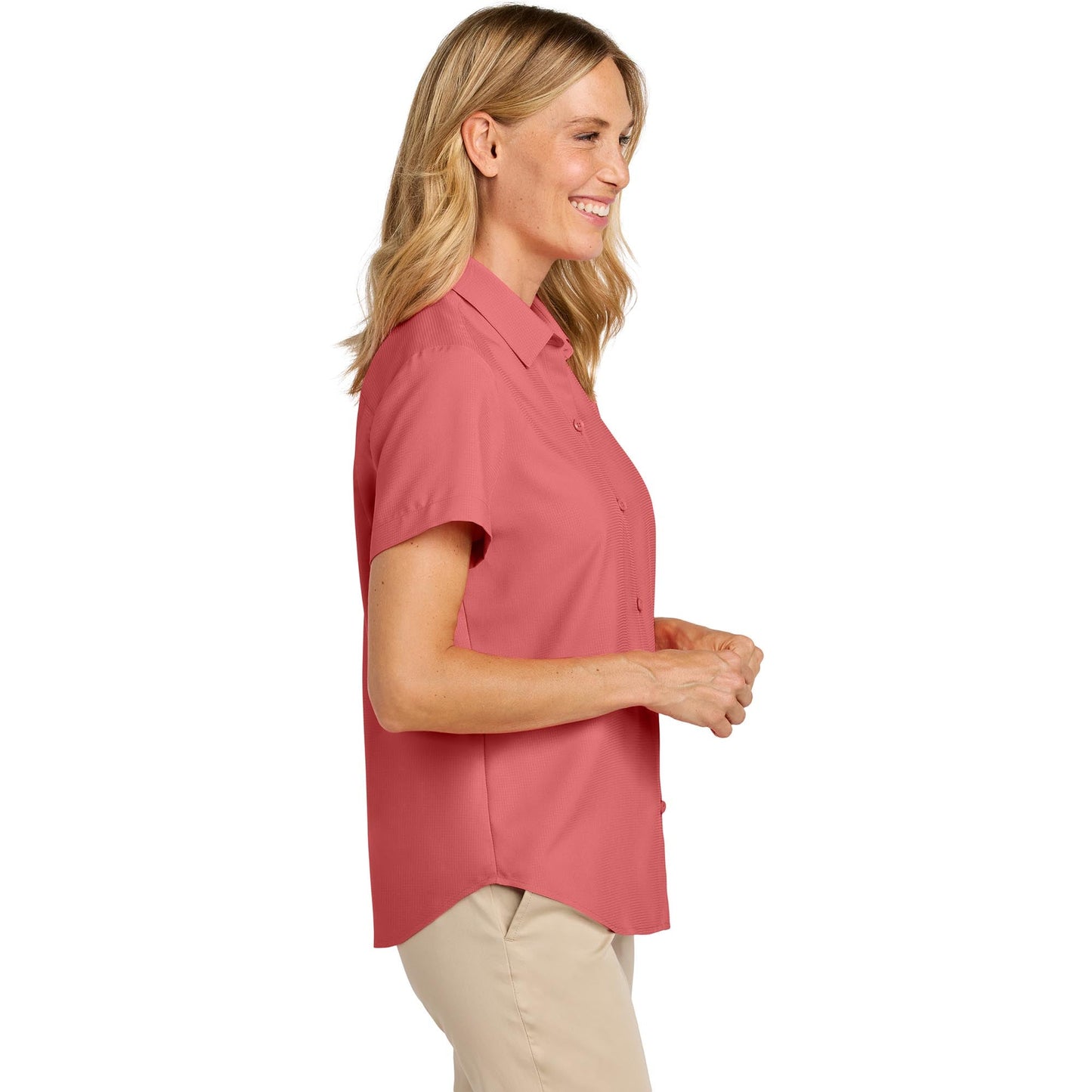 Carolina Blue Button Up Shirts - Port Authority - Stylish
