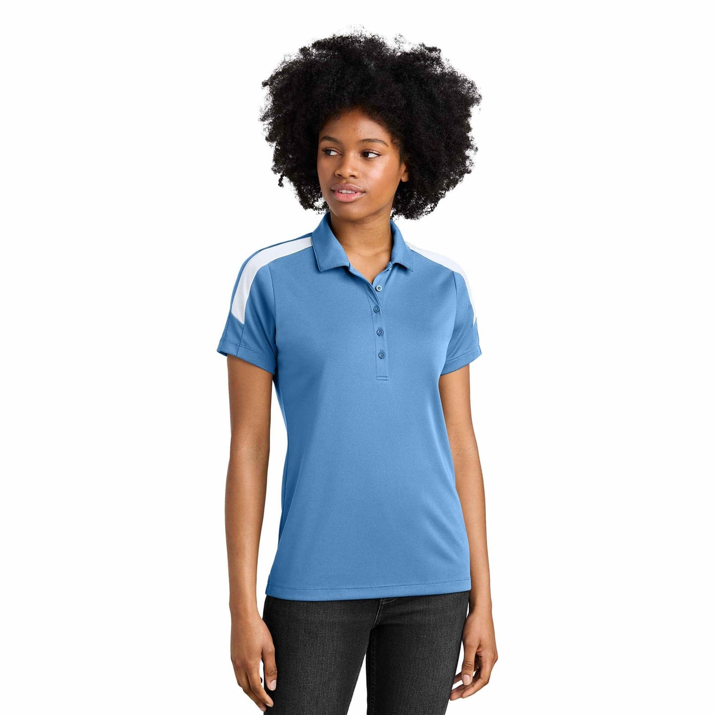 Black/Gold Polo Shirts - Sport-Tek - Moisture Wicking