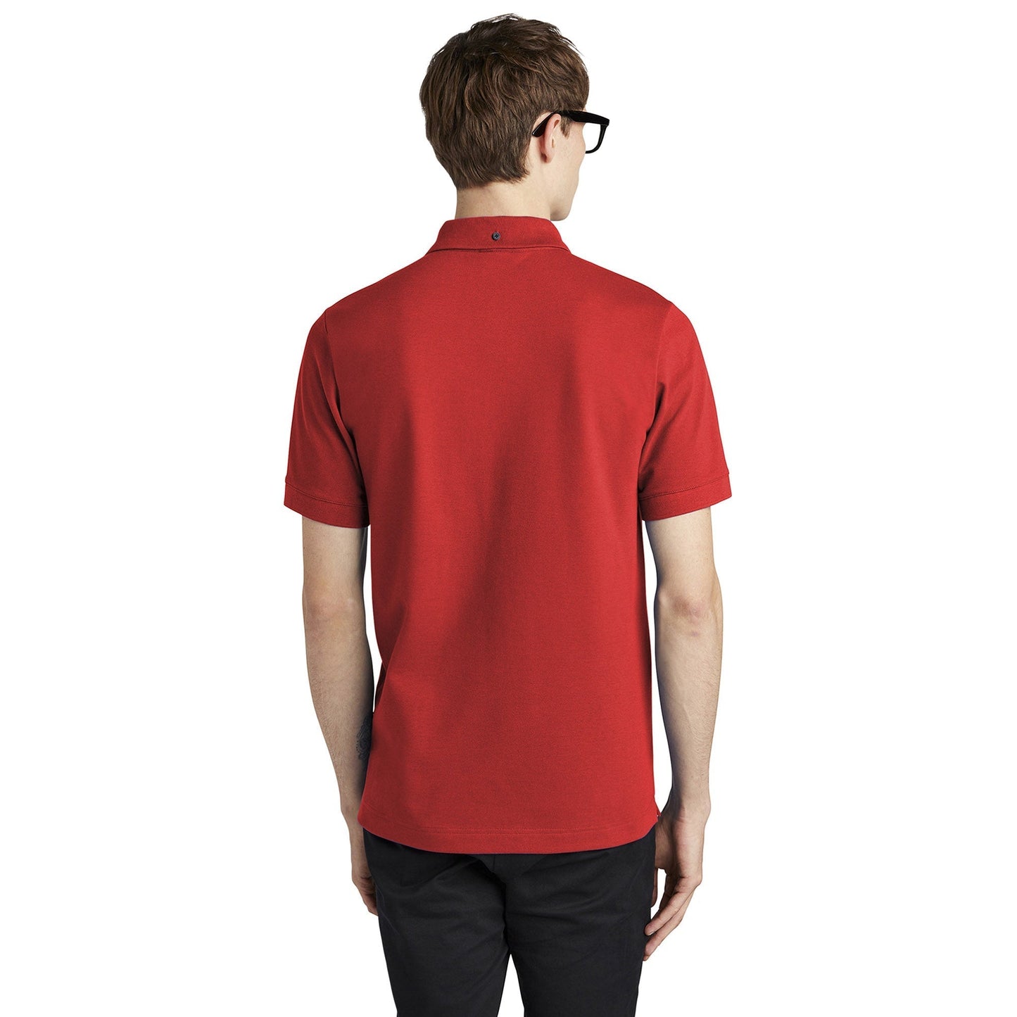 Deep Black Polo Shirt - Mercer+Mettle - Stretch Fabric