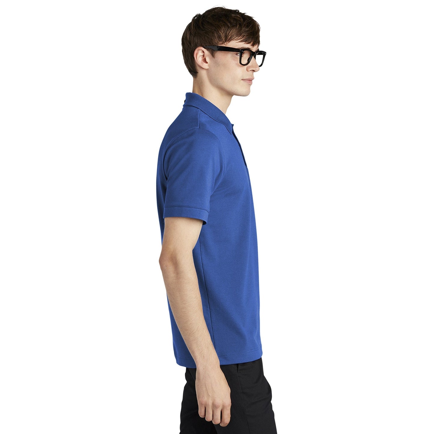 Deep Black Polo Shirt - Mercer+Mettle - Stretch Fabric