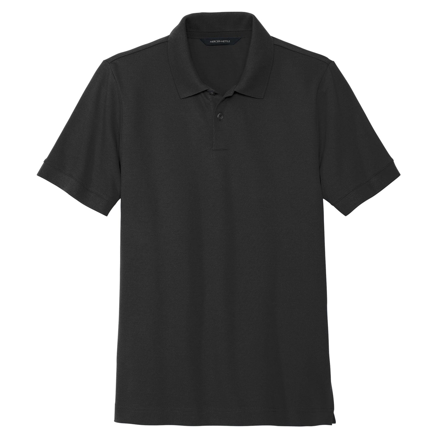 Deep Black Polo Shirt - Mercer+Mettle - Stretch Fabric