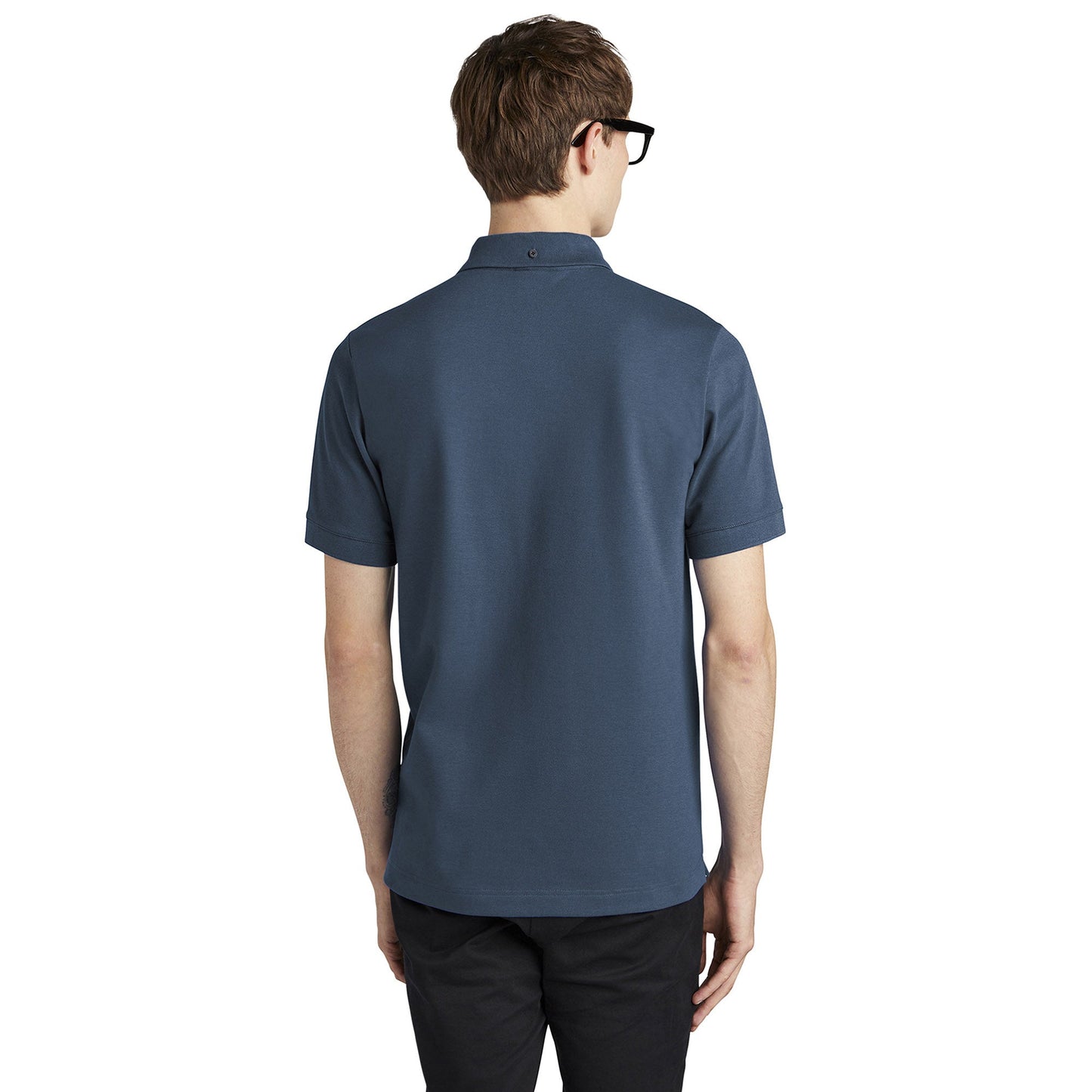 Deep Black Polo Shirt - Mercer+Mettle - Stretch Fabric