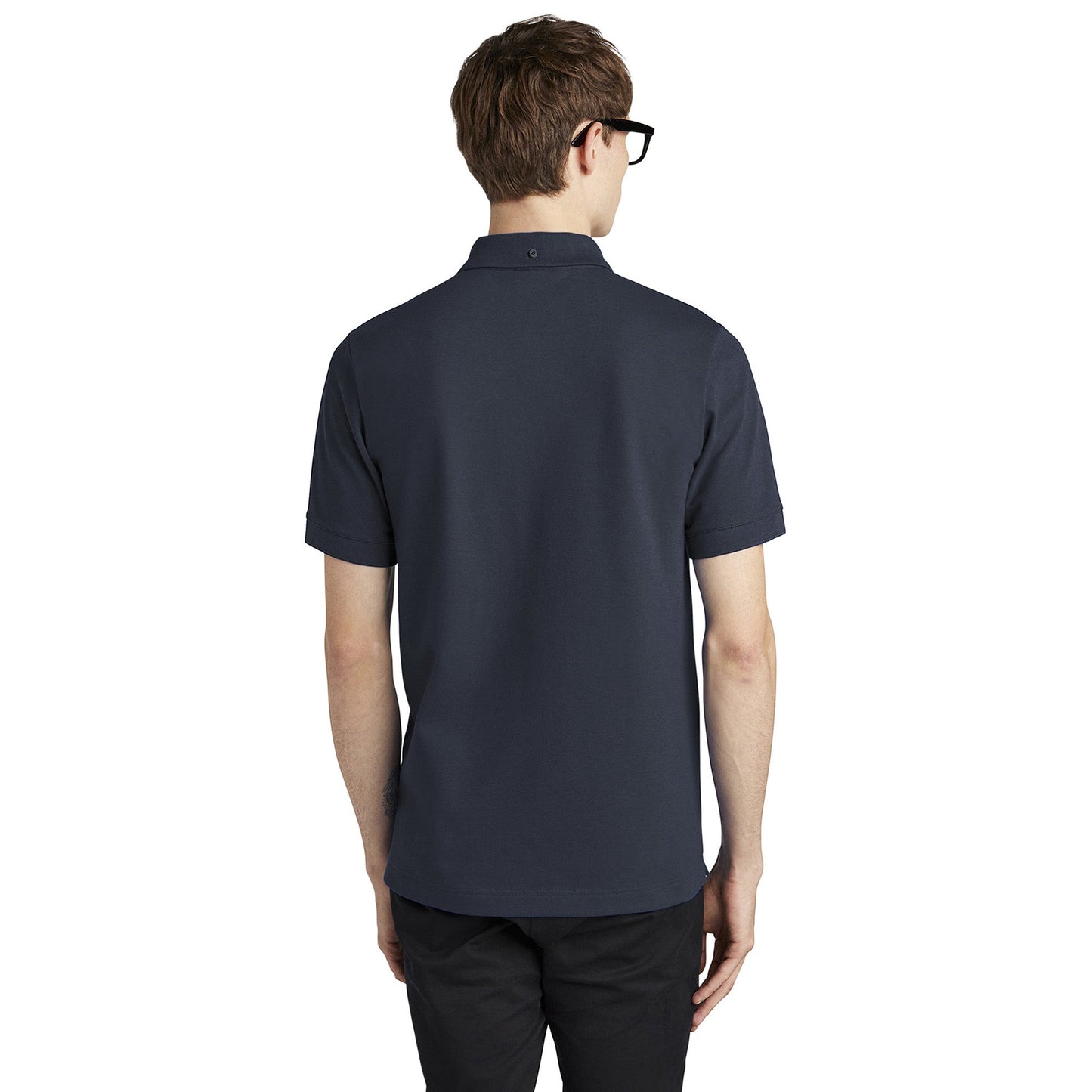 Deep Black Polo Shirt - Mercer+Mettle - Stretch Fabric