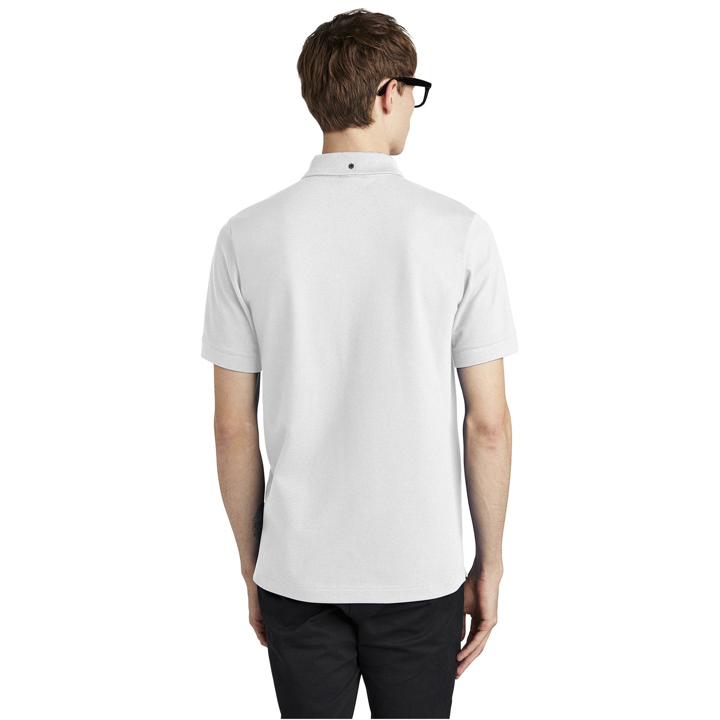 Deep Black Polo Shirt - Mercer+Mettle - Stretch Fabric