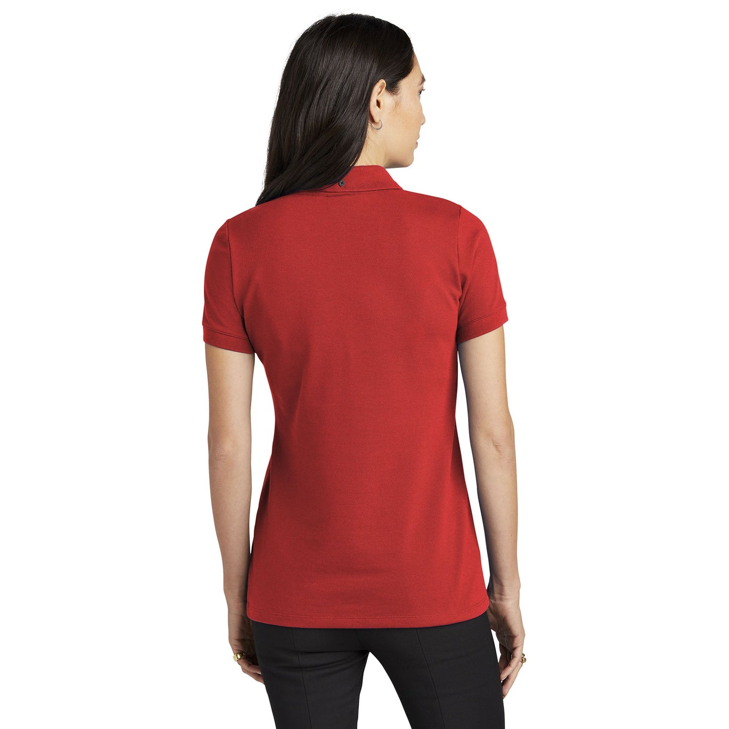 Deep Black Polo Shirt - Mercer+Mettle - Stretch Pique