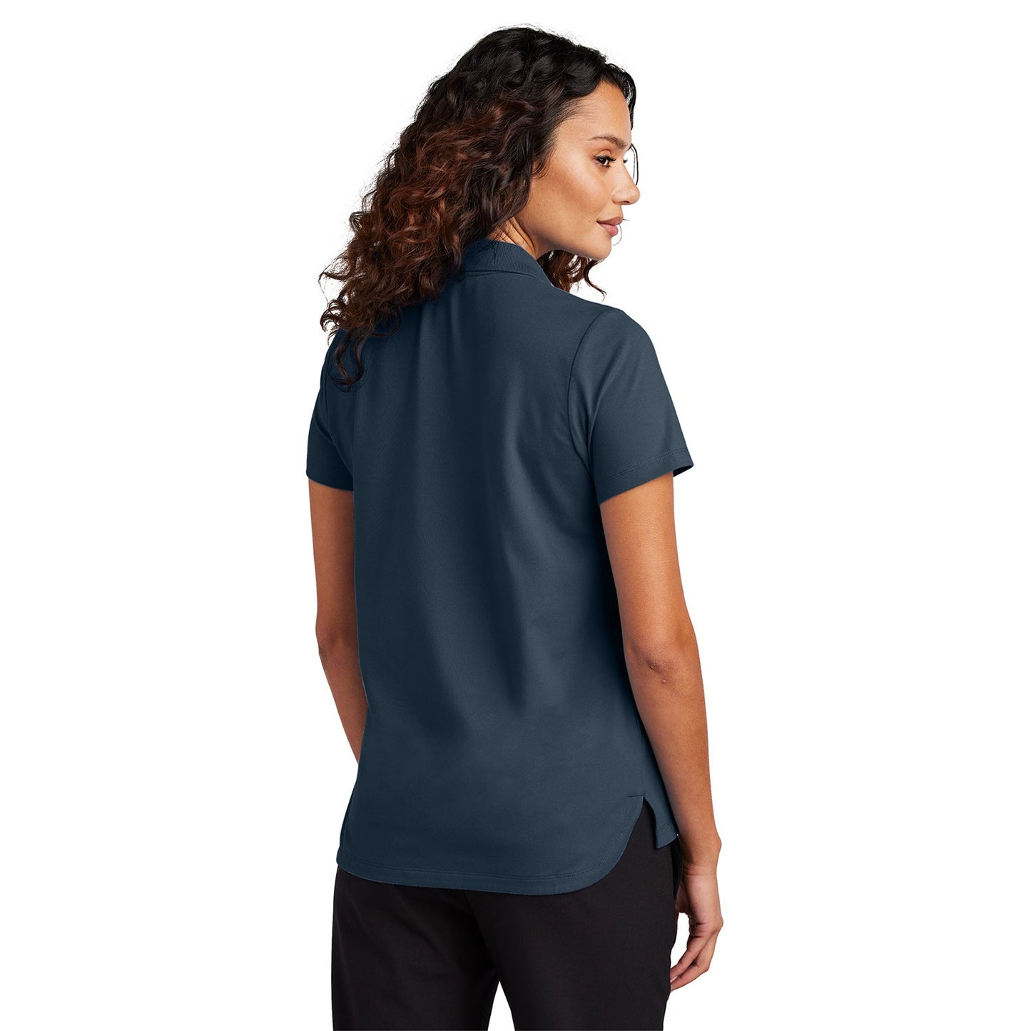 Deep Black Polo Shirts - Mercer+Mettle - Lightweight Cotton