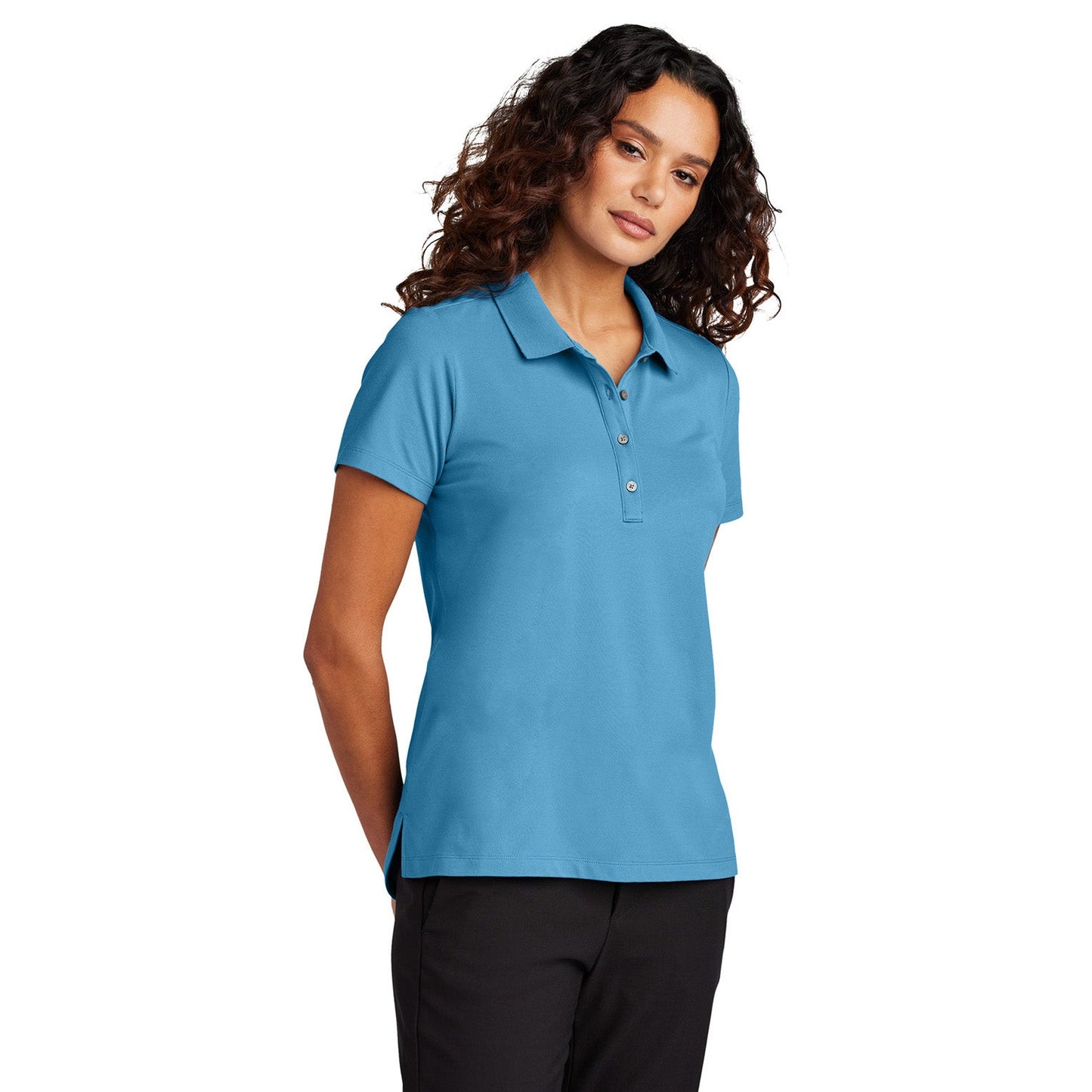 Deep Black Polo Shirts - Mercer+Mettle - Lightweight Cotton