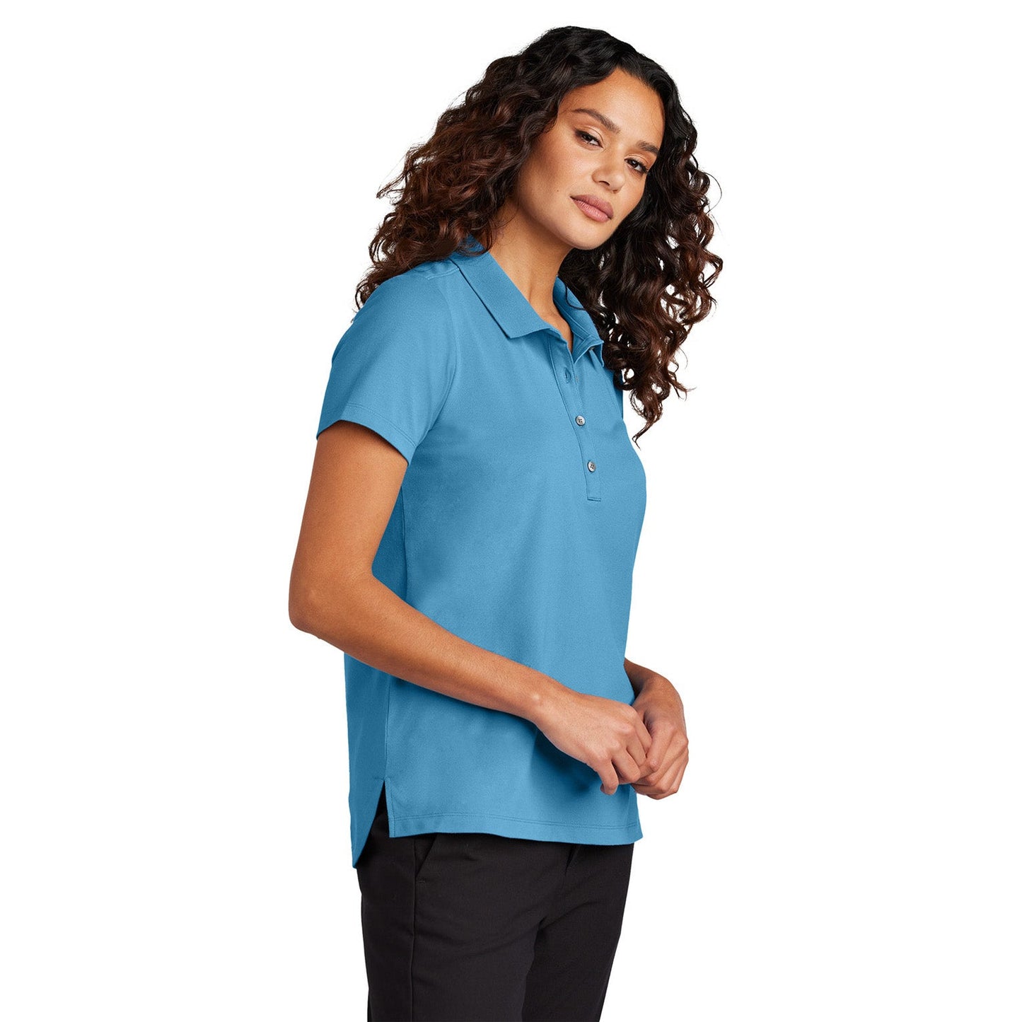 Deep Black Polo Shirts - Mercer+Mettle - Lightweight Cotton