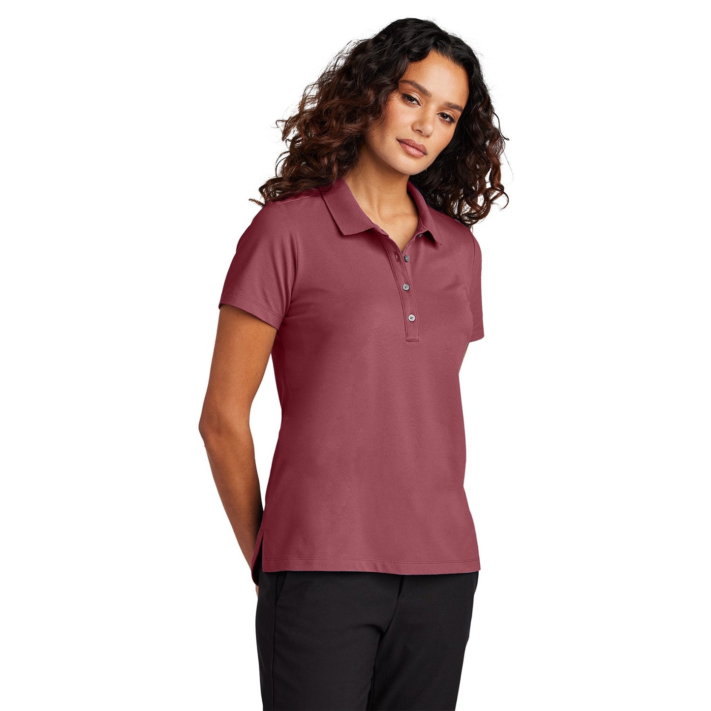 Deep Black Polo Shirts - Mercer+Mettle - Lightweight Cotton