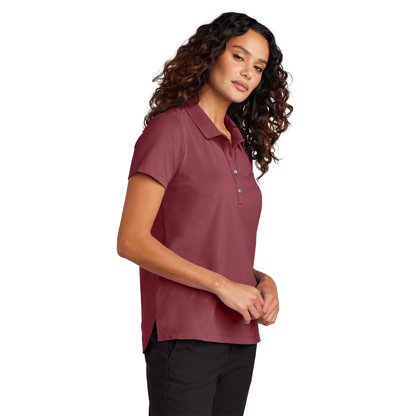 Deep Black Polo Shirts - Mercer+Mettle - Lightweight Cotton