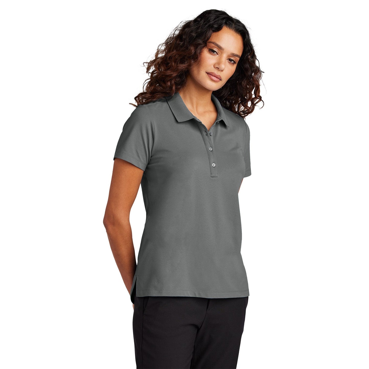 Deep Black Polo Shirts - Mercer+Mettle - Lightweight Cotton