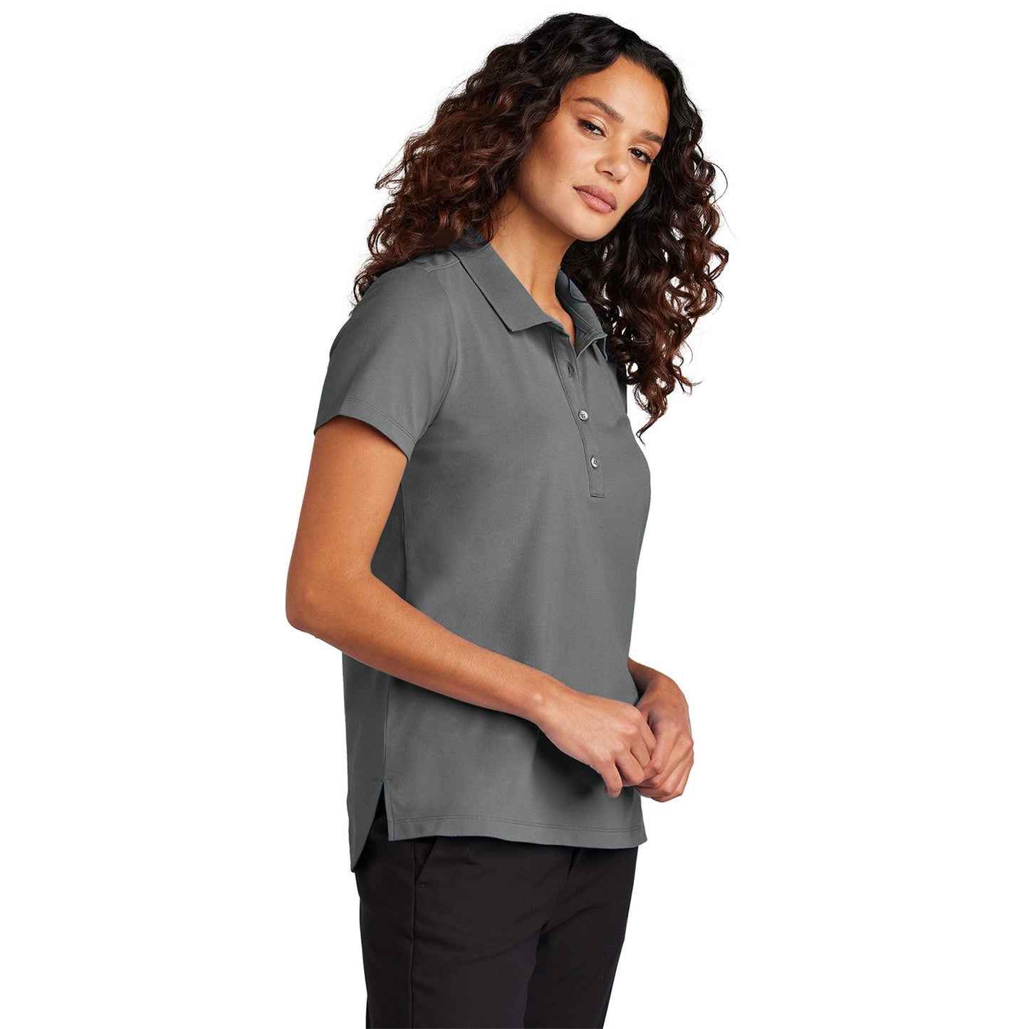 Deep Black Polo Shirts - Mercer+Mettle - Lightweight Cotton