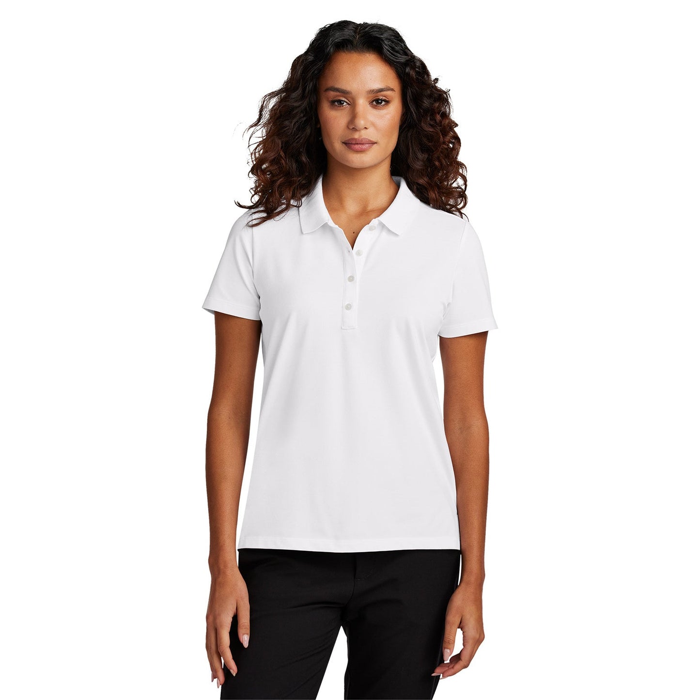 Deep Black Polo Shirts - Mercer+Mettle - Lightweight Cotton