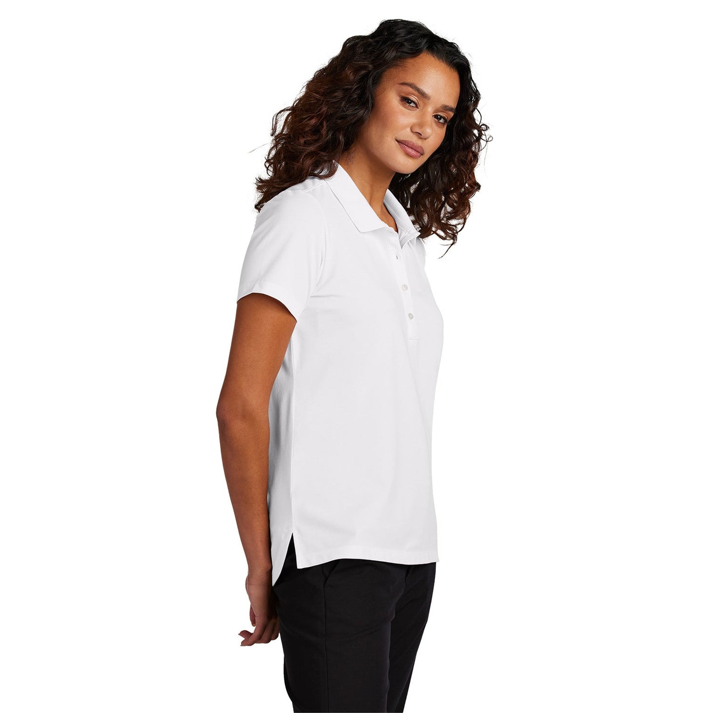 Deep Black Polo Shirts - Mercer+Mettle - Lightweight Cotton