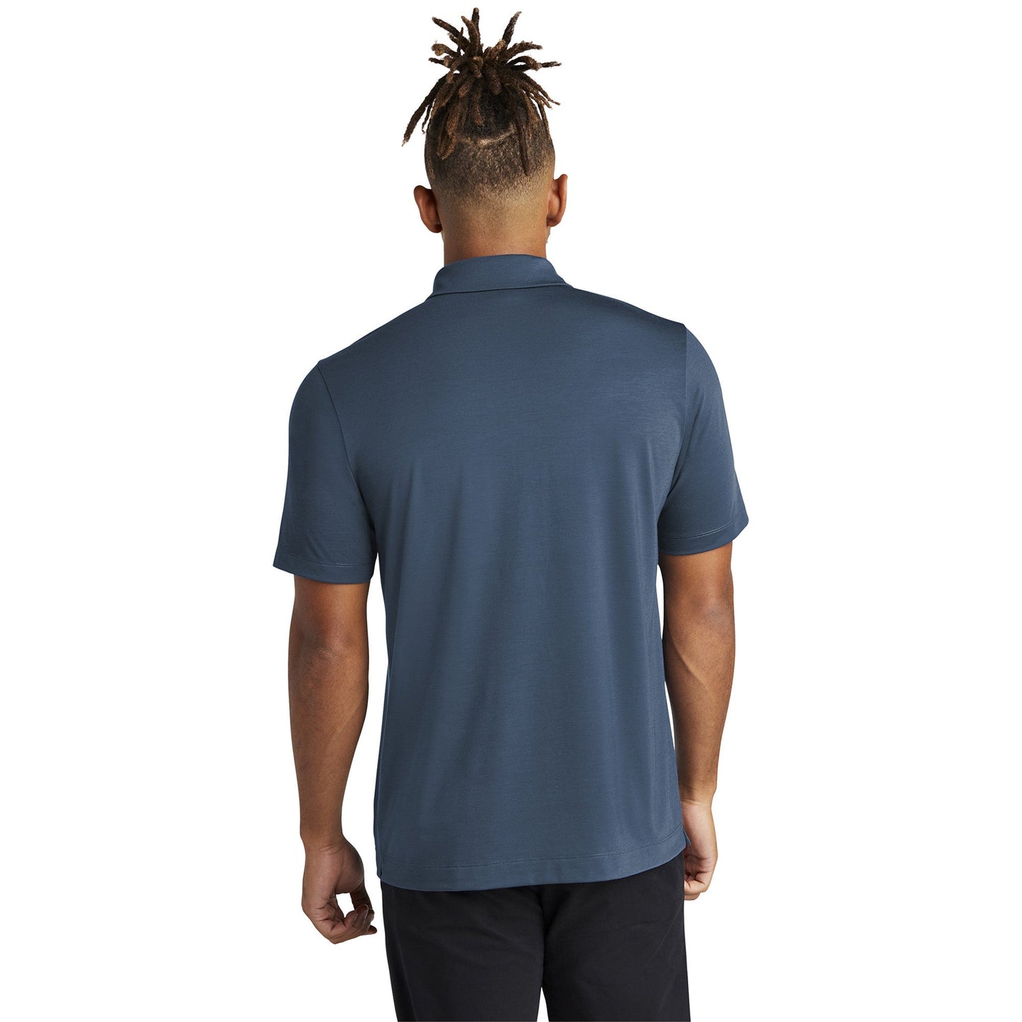 Deep Black Polo Shirt - Mercer+Mettle - Soft Jersey
