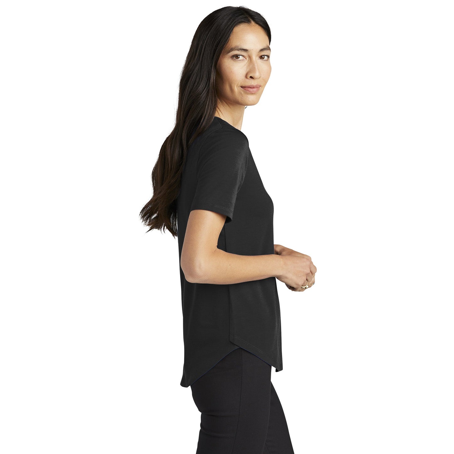 Deep Black T-Shirt - Mercer+Mettle - Soft Jersey Fabric