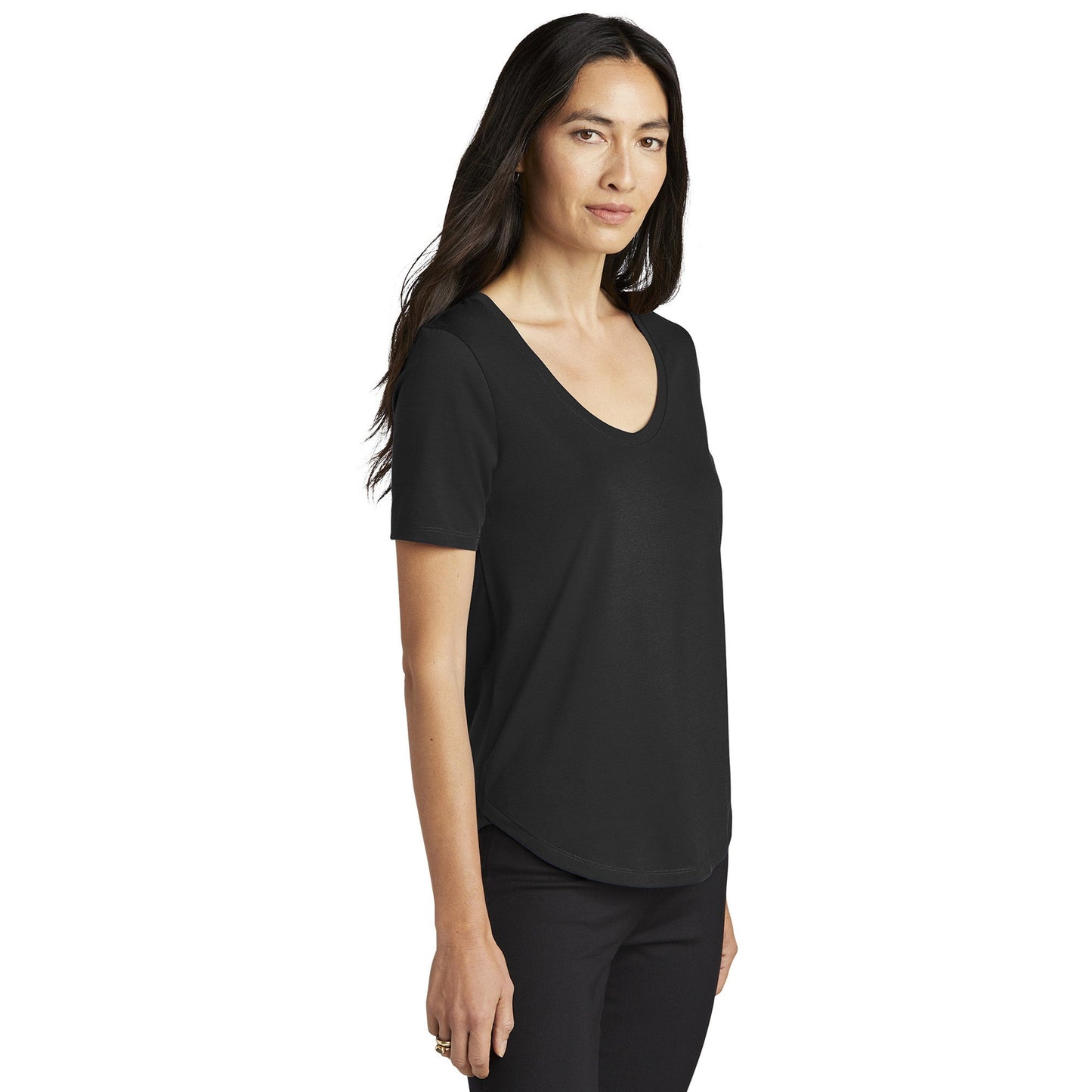 Deep Black T-Shirt - Mercer+Mettle - Soft Jersey Fabric
