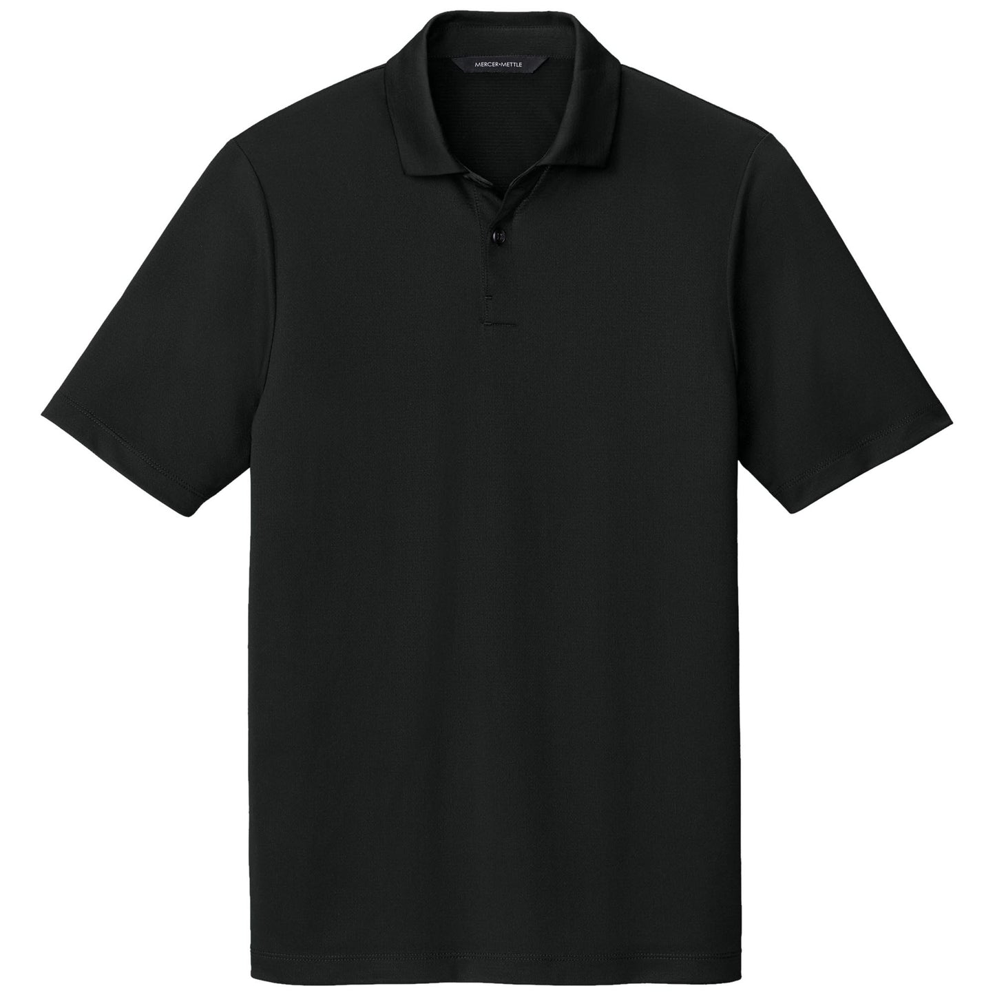 Deep Black Polo Shirt - Mercer+Mettle - Sustainable Fabric