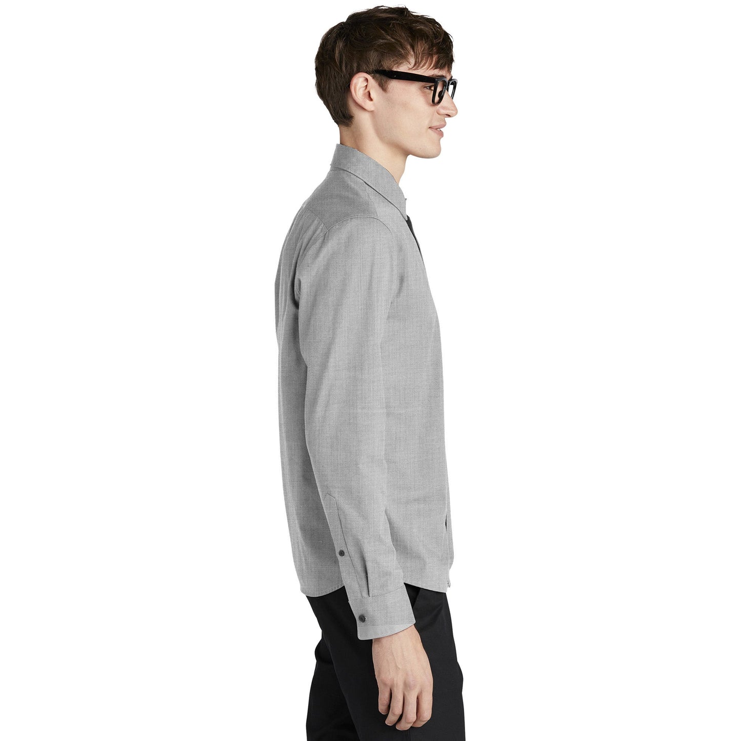 Deep Black Button Up Shirt - Mercer+Mettle - Modern Fit