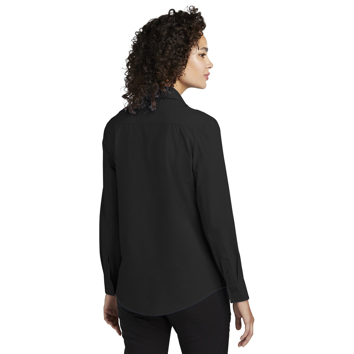 Deep Black Button Up Shirts - Mercer+Mettle - Stylish Woven