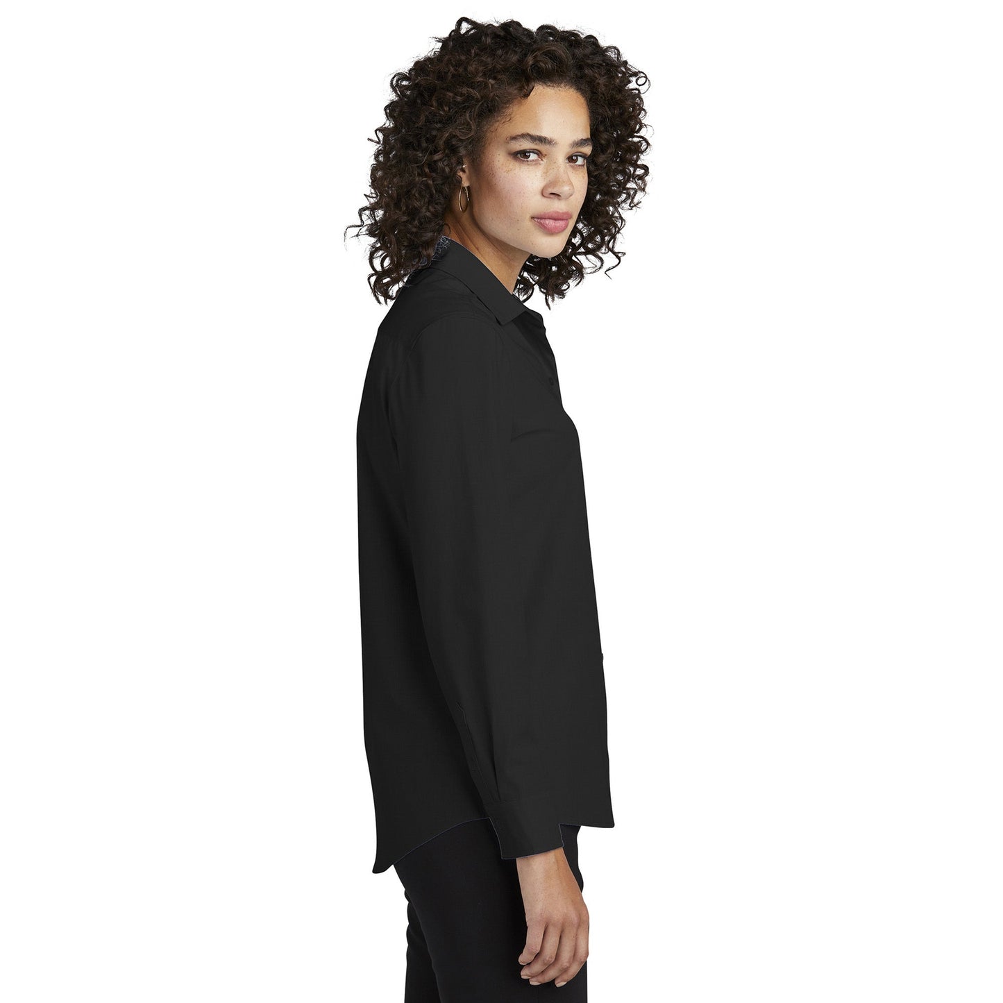 Deep Black Button Up Shirts - Mercer+Mettle - Stylish Woven