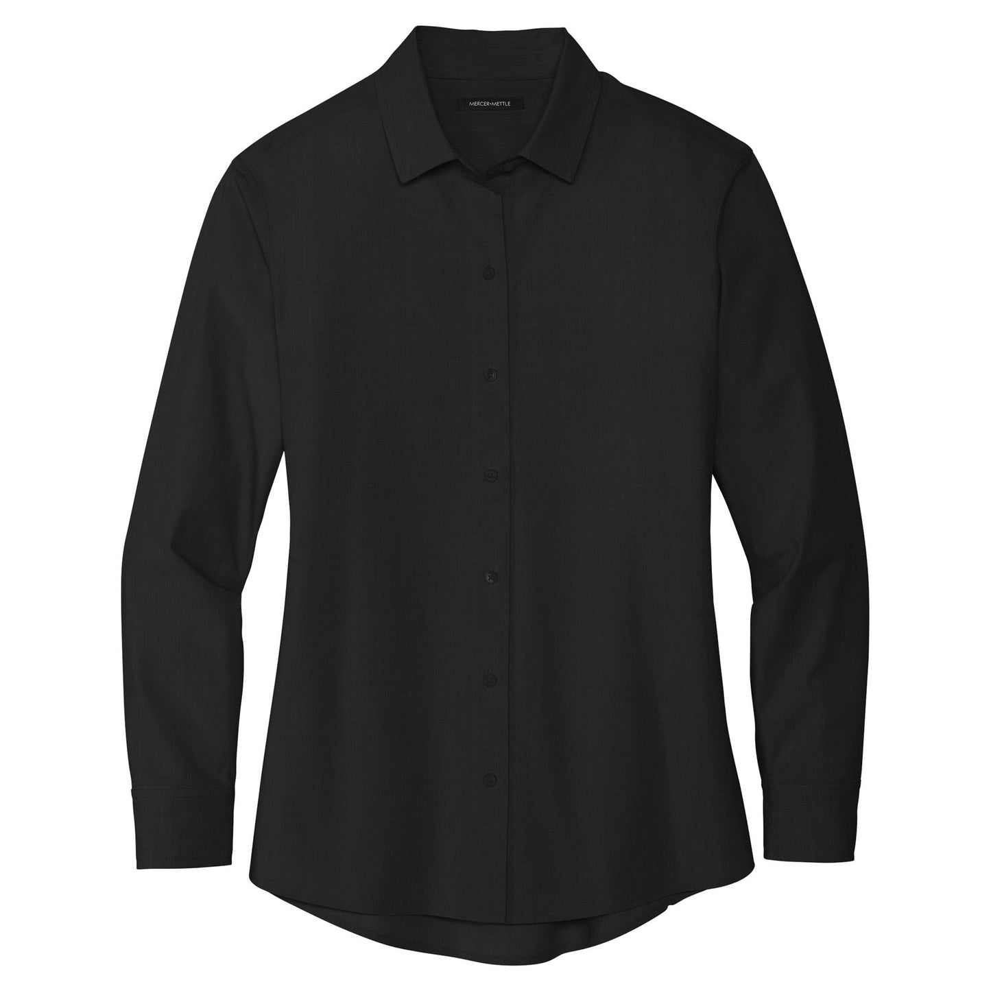 Deep Black Button Up Shirts - Mercer+Mettle - Stylish Woven