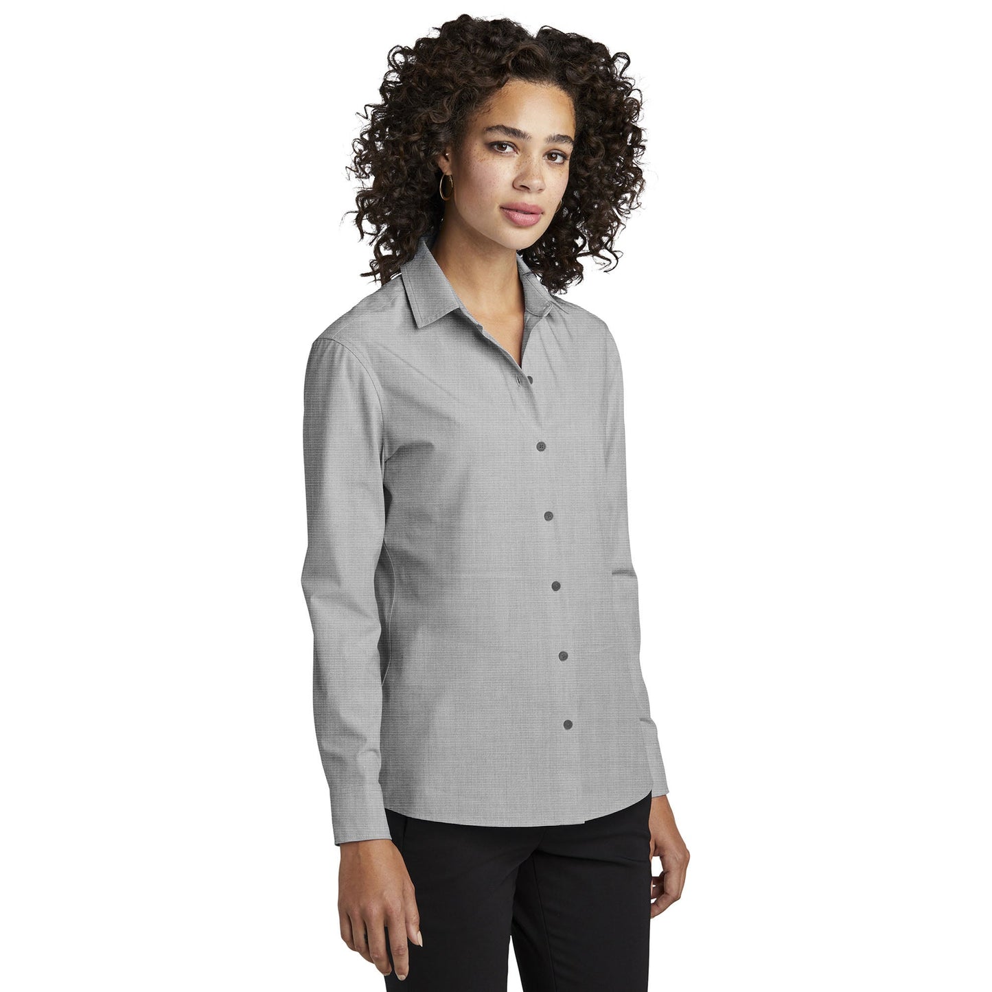 Deep Black Button Up Shirts - Mercer+Mettle - Stylish Woven