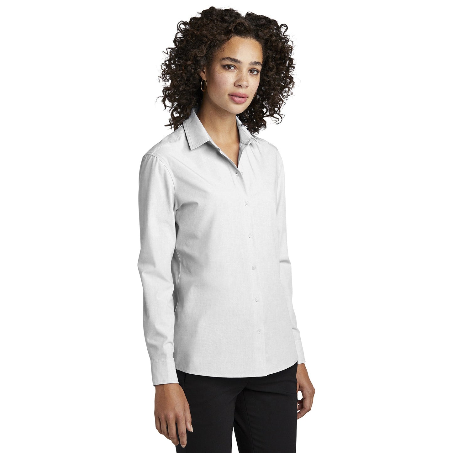 Deep Black Button Up Shirts - Mercer+Mettle - Stylish Woven