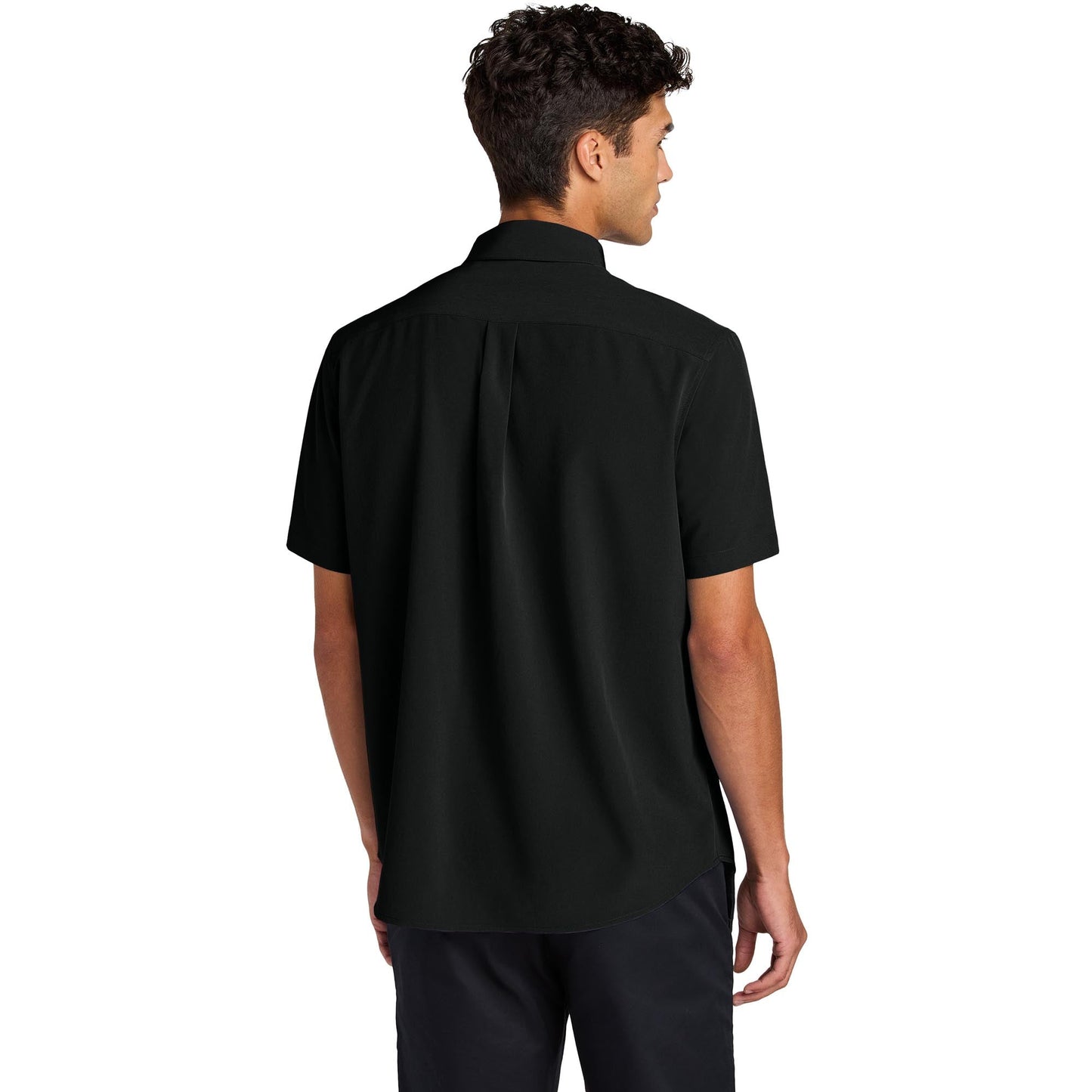 Deep Black Button Up Shirt - Mercer+Mettle - Stylish Tech