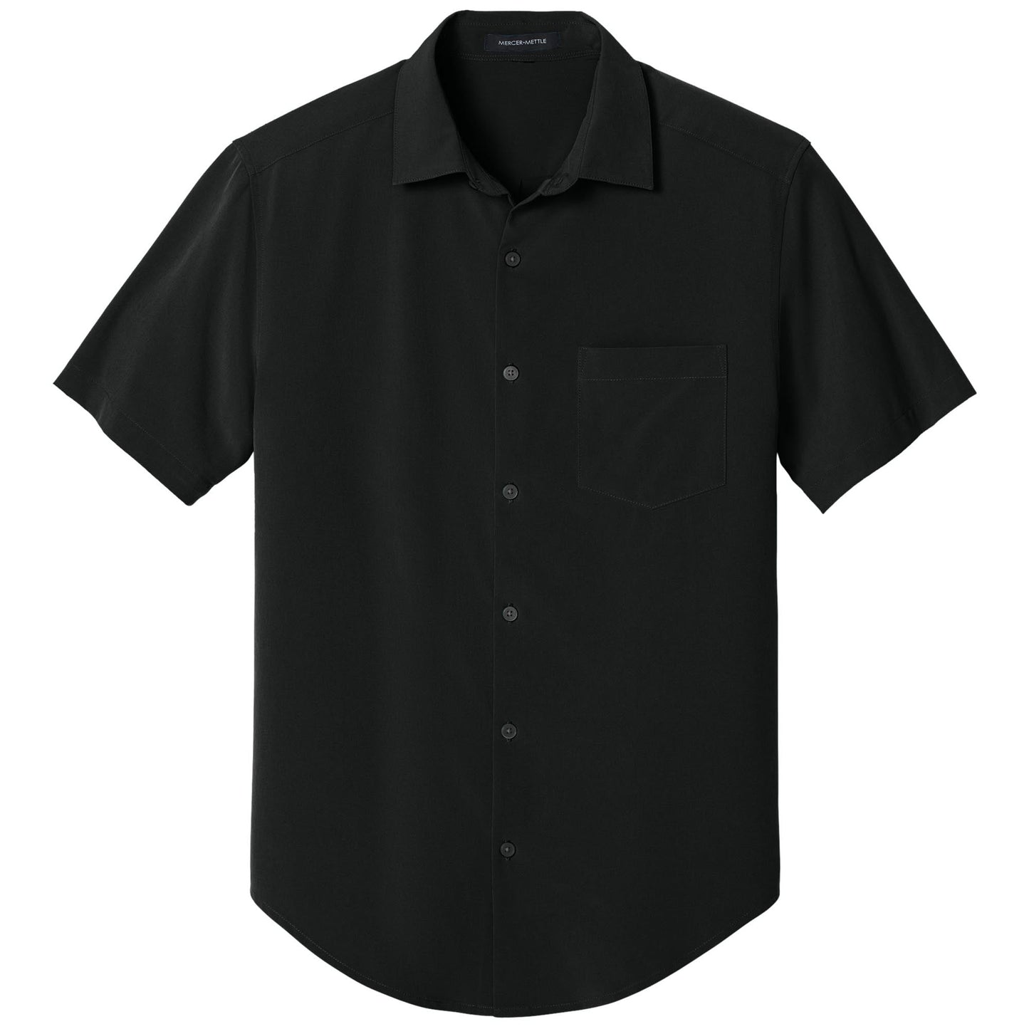 Deep Black Button Up Shirt - Mercer+Mettle - Stylish Tech