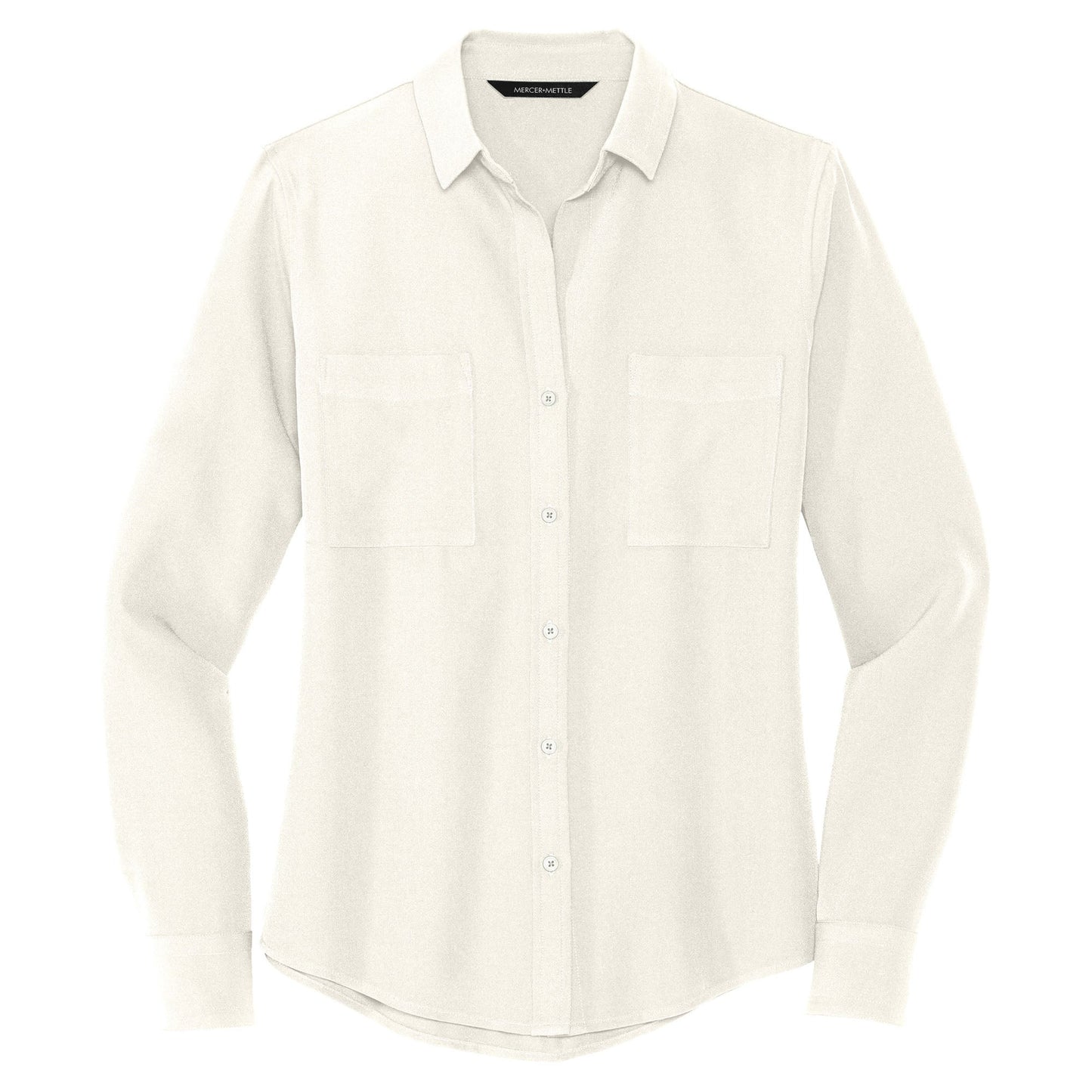Deep Black Blouses - Mercer+Mettle - Stylish Crepe Blouse