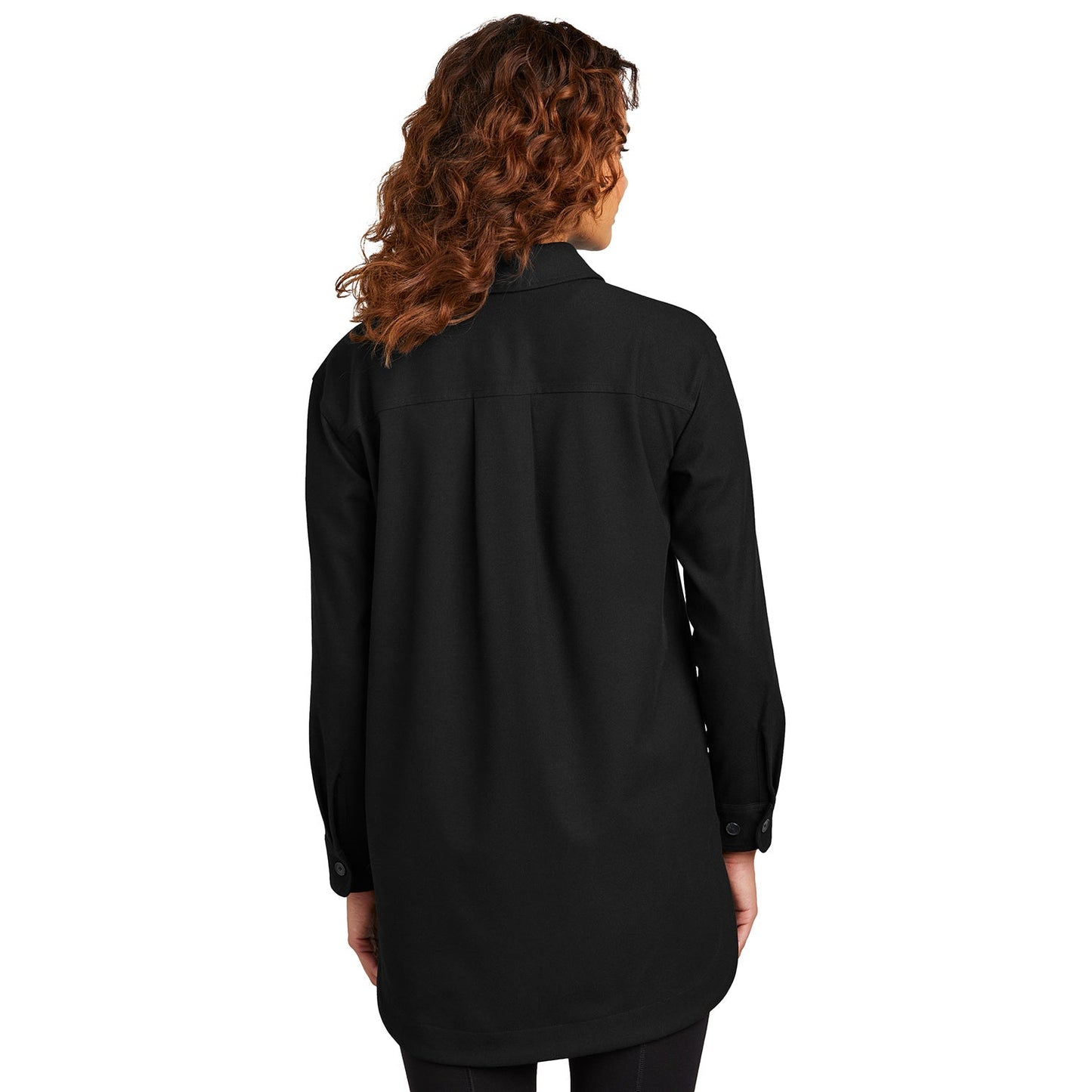 Deep Black Button Up Shirt - Mercer+Mettle - Stylish Twill
