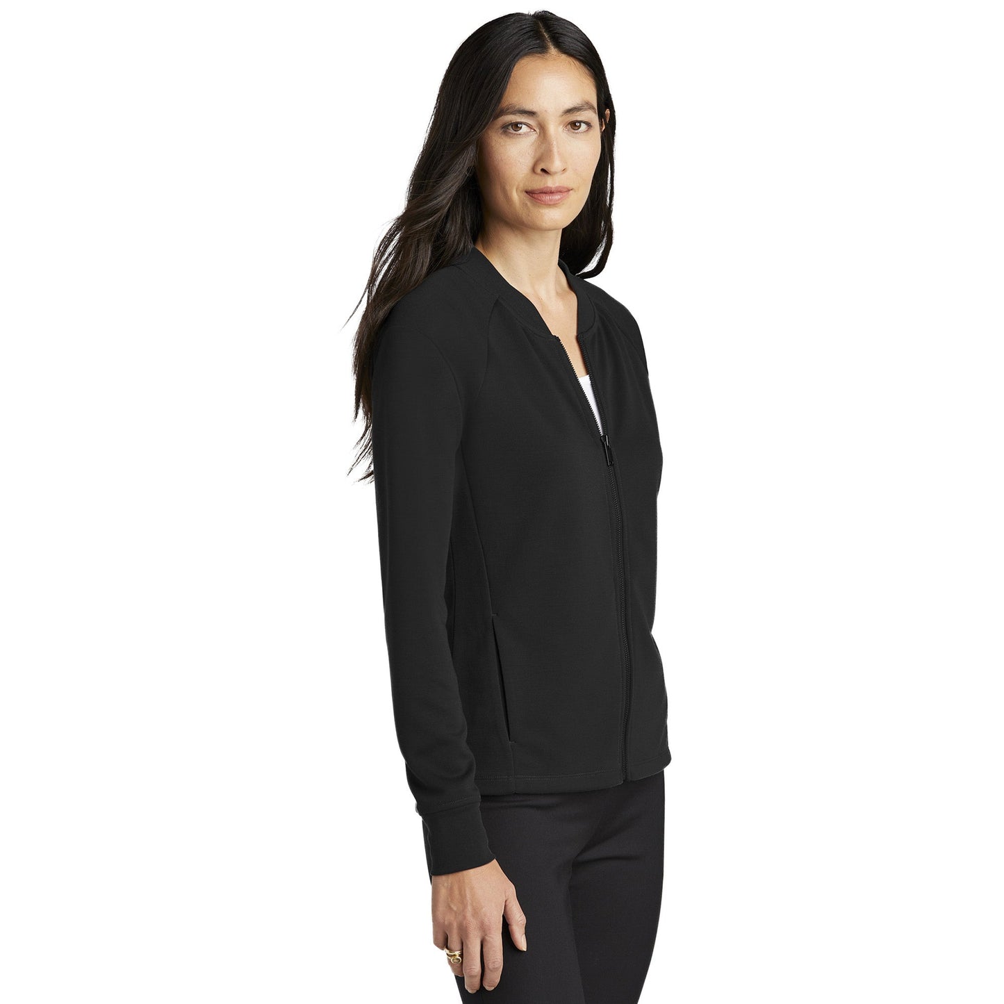Deep Black Jackets - Mercer+Mettle - Stylish Bomber