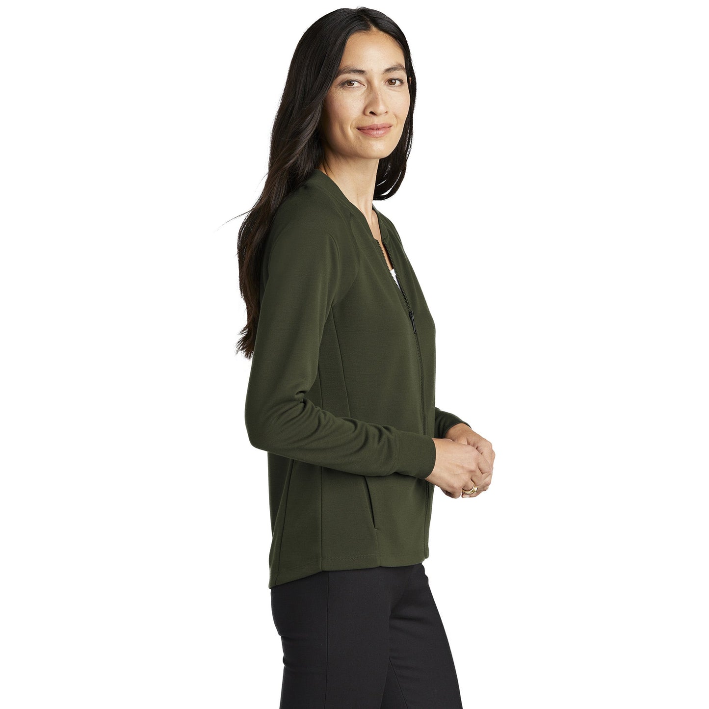 Deep Black Jackets - Mercer+Mettle - Stylish Bomber