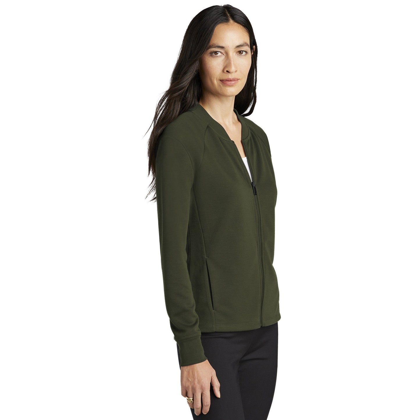 Deep Black Jackets - Mercer+Mettle - Stylish Bomber