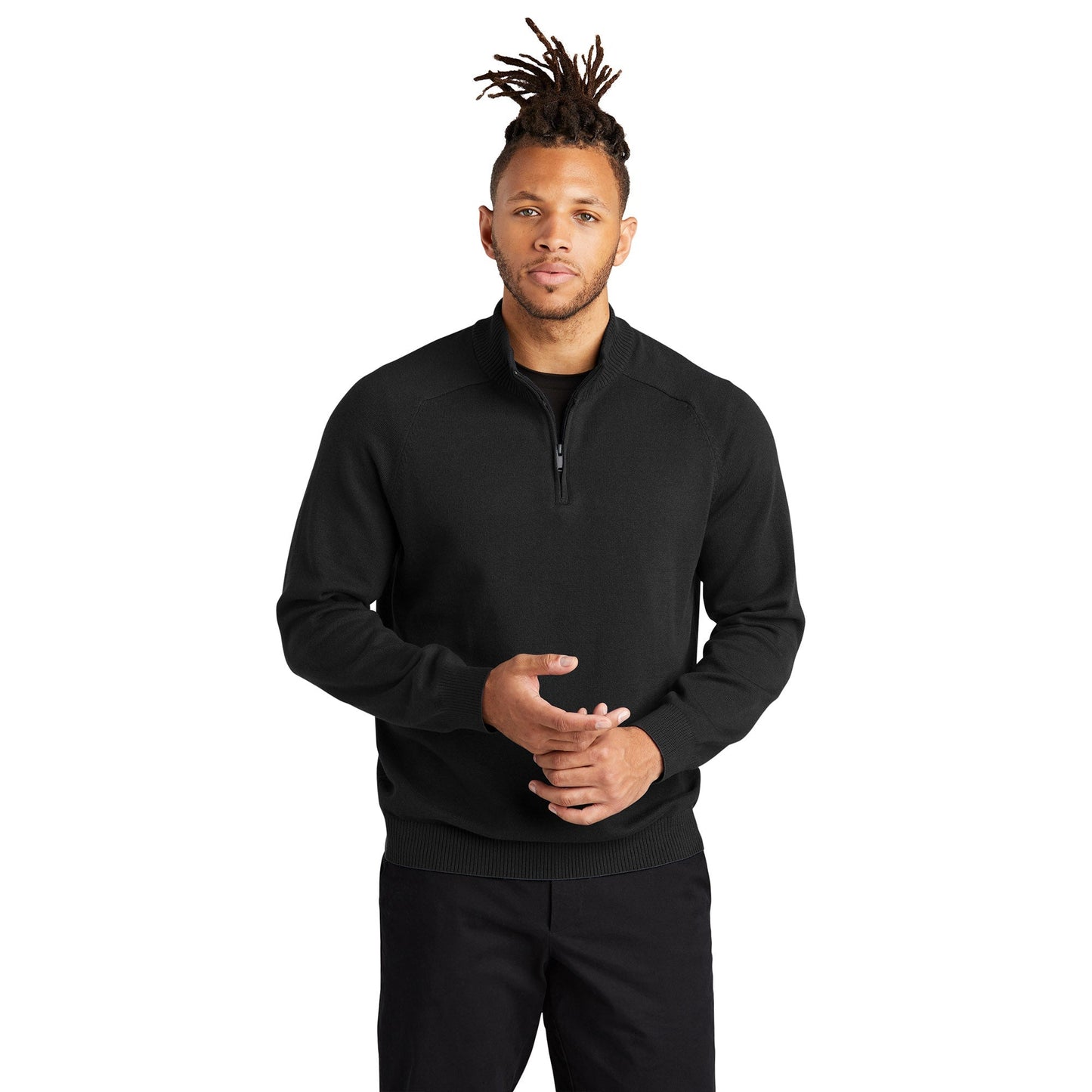 Deep Black Sweater - Mercer+Mettle - Multi-Functional Knit