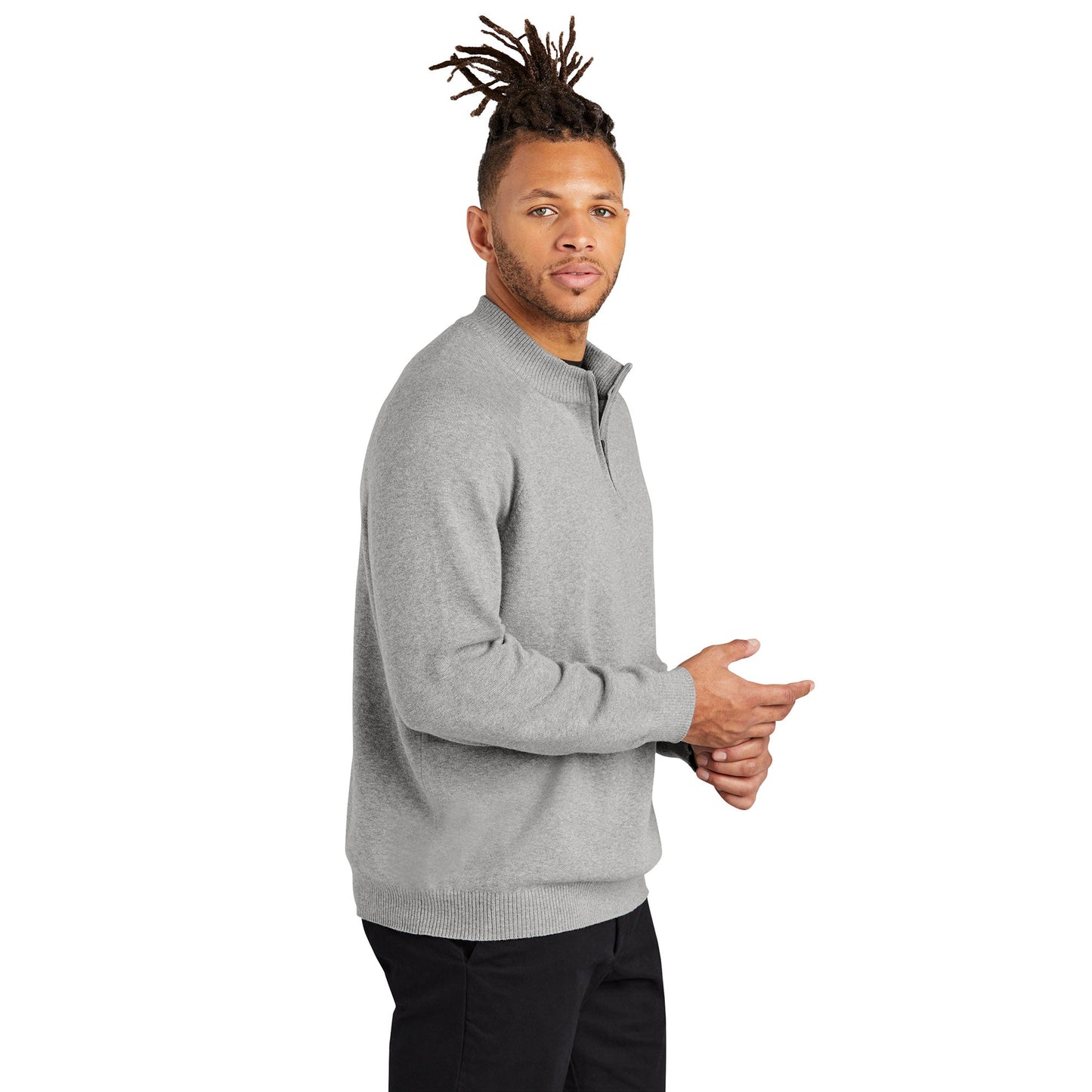 Deep Black Sweater - Mercer+Mettle - Multi-Functional Knit