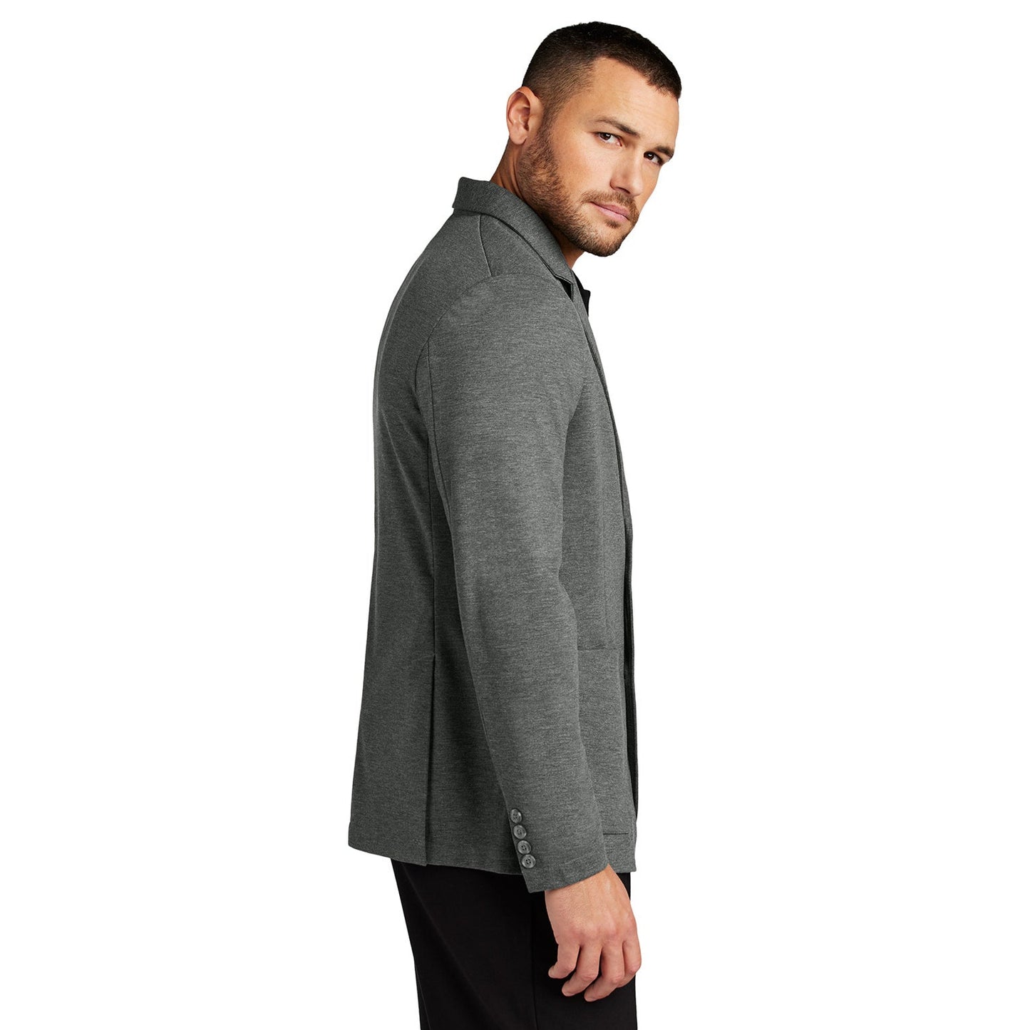 Deep Black Jacket - Mercer+Mettle - Relaxed Knit Design