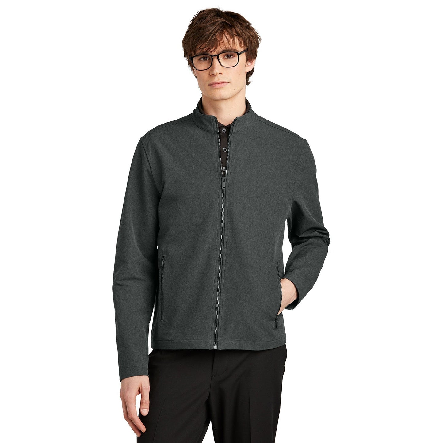 Deep Black Jacket - Mercer+Mettle - Stretch Soft Shell